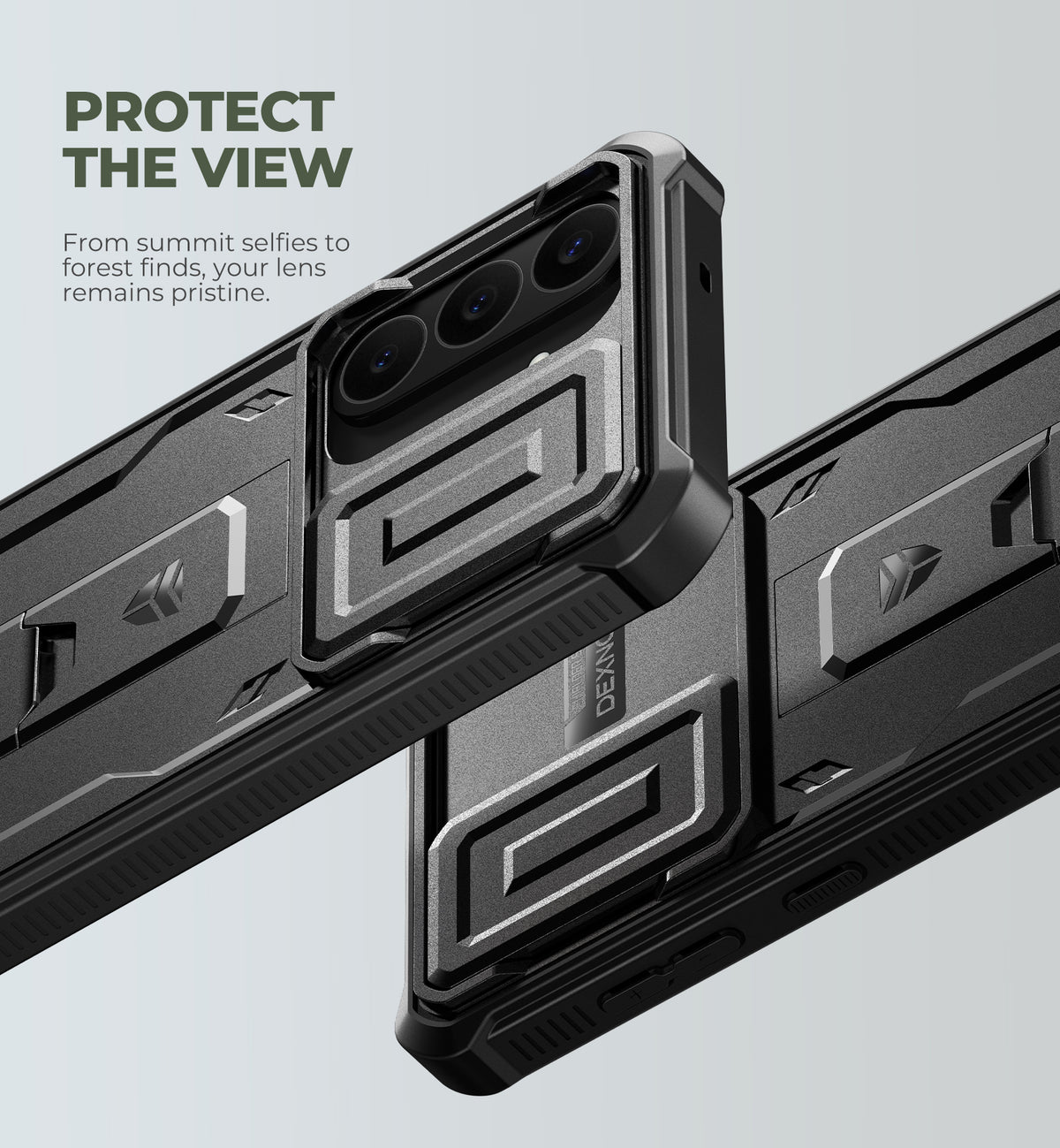 Dexnor Case for Samsung Galaxy S26 FE with Camera Cover Adjustable Kickstand Screen Protector Compatible with MagSafe Rugged Full-body Shockproof Bumper Magnetic Protective Cover