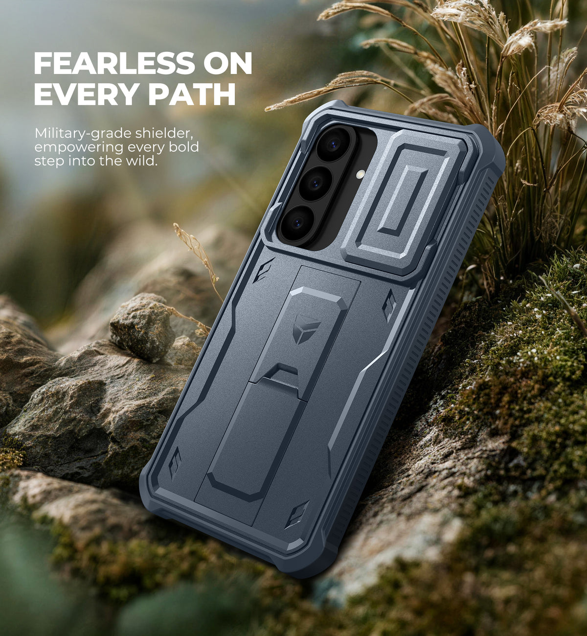 Dexnor Case for Samsung Galaxy S26 FE with Camera Cover Adjustable Kickstand Screen Protector Compatible with MagSafe Rugged Full-body Shockproof Bumper Magnetic Protective Cover