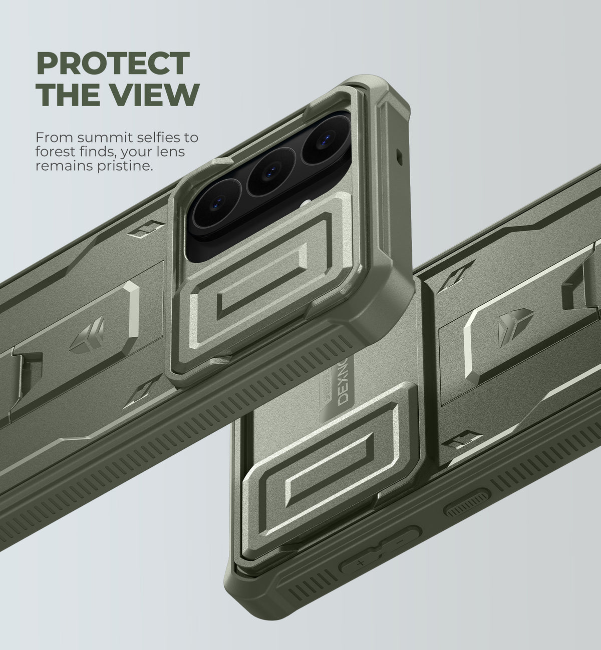 Dexnor Case for Samsung Galaxy S26 FE with Camera Cover Adjustable Kickstand Screen Protector Compatible with MagSafe Rugged Full-body Shockproof Bumper Magnetic Protective Cover