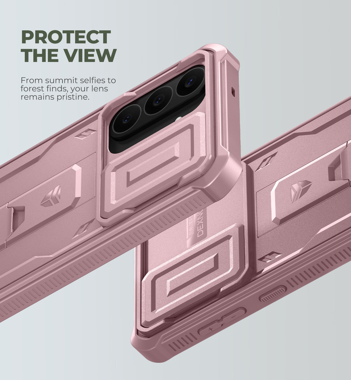 Dexnor Case for Samsung Galaxy S26 FE with Camera Cover Adjustable Kickstand Screen Protector Compatible with MagSafe Rugged Full-body Shockproof Bumper Magnetic Protective Cover