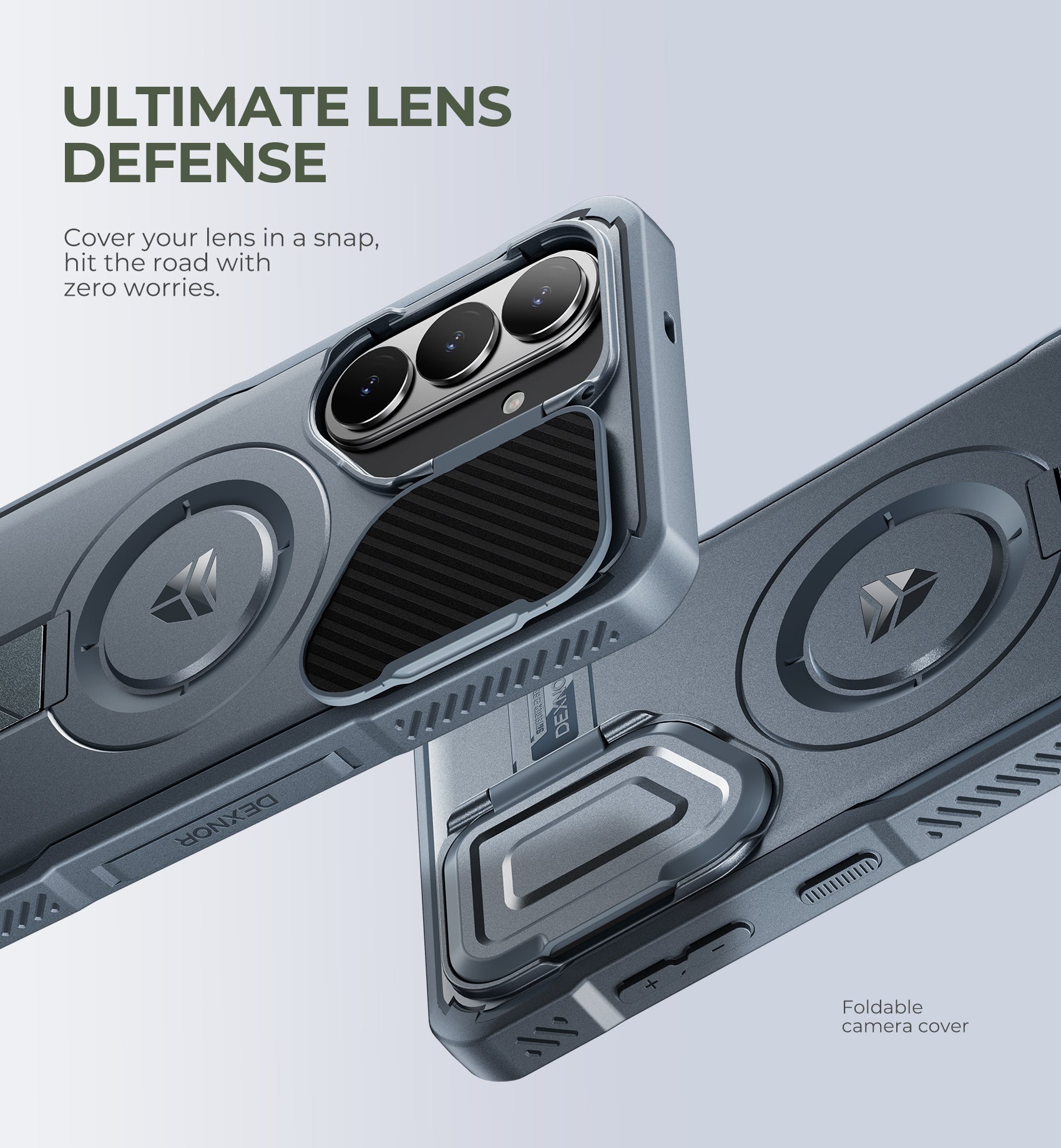 Dexnor Case for Samsung Galaxy S26 Plus with Camera Cover Adjustable Kickstand Screen Protector Compatible with MagSafe Rugged Shockproof Bumper Magnetic Protective Cover 2026