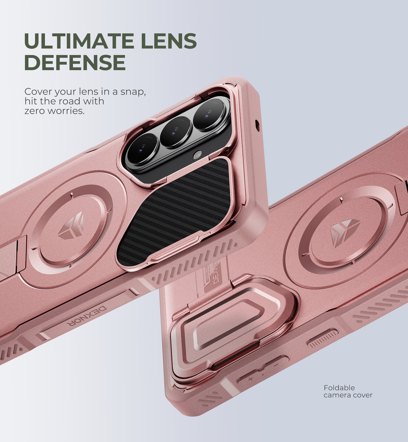 Dexnor Case for Samsung Galaxy S26 Plus with Camera Cover Adjustable Kickstand Screen Protector Compatible with MagSafe Rugged Shockproof Bumper Magnetic Protective Cover 2026