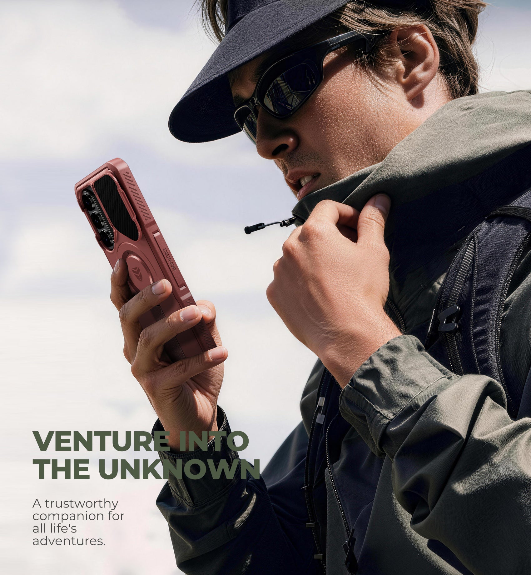 Dexnor Case for Samsung Galaxy S26 Plus with Camera Cover Adjustable Kickstand Screen Protector Compatible with MagSafe Rugged Shockproof Bumper Magnetic Protective Cover 2026