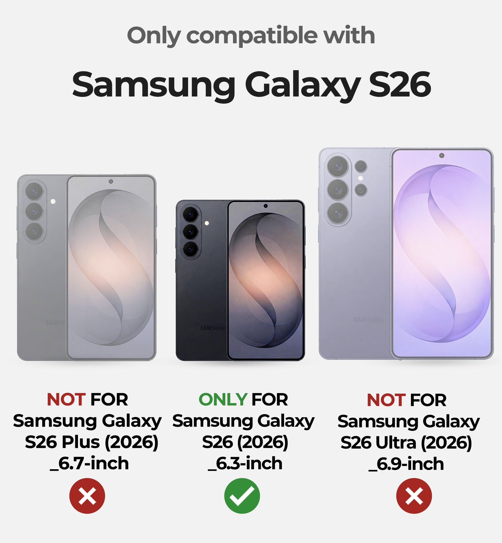 Dexnor Case for Samsung Galaxy S26 with Upgraded Slide Camera Cover 2 Front Frames Built-in Screen Protector Kickstand Heavy-Duty Rugged Case Full-Body Protective Cover 2026