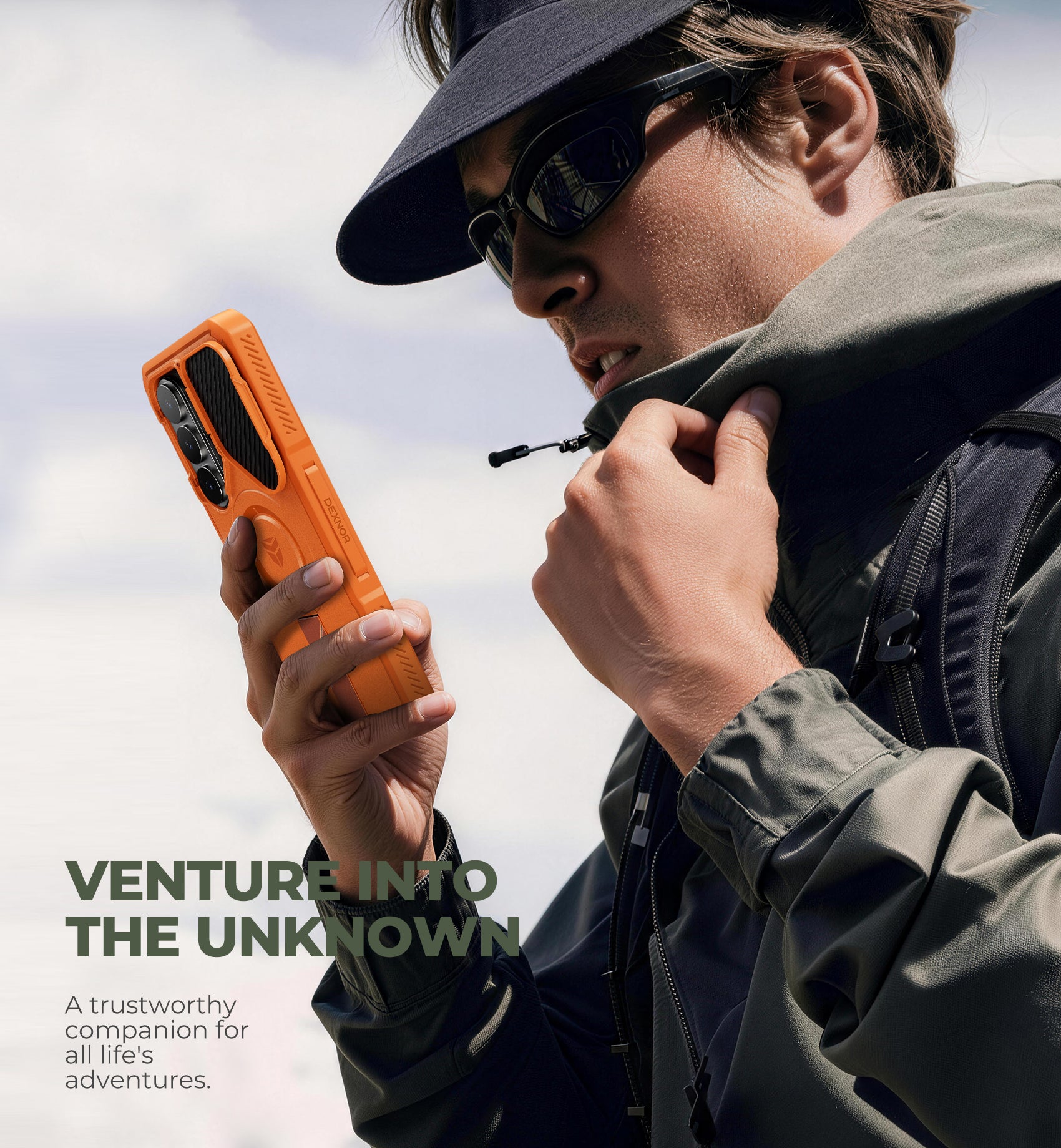 Dexnor Case for Samsung Galaxy S26 Ultra 2026 with Camera Cover Adjustable Kickstand Screen Protector Compatible with MagSafe