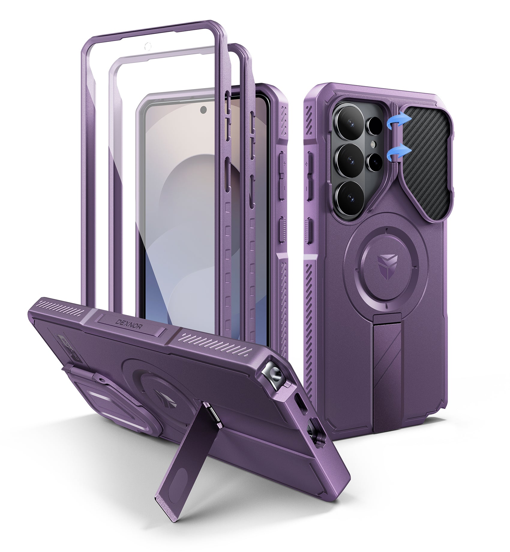 Dexnor Case for Samsung Galaxy S26 Ultra 2026 with Camera Cover