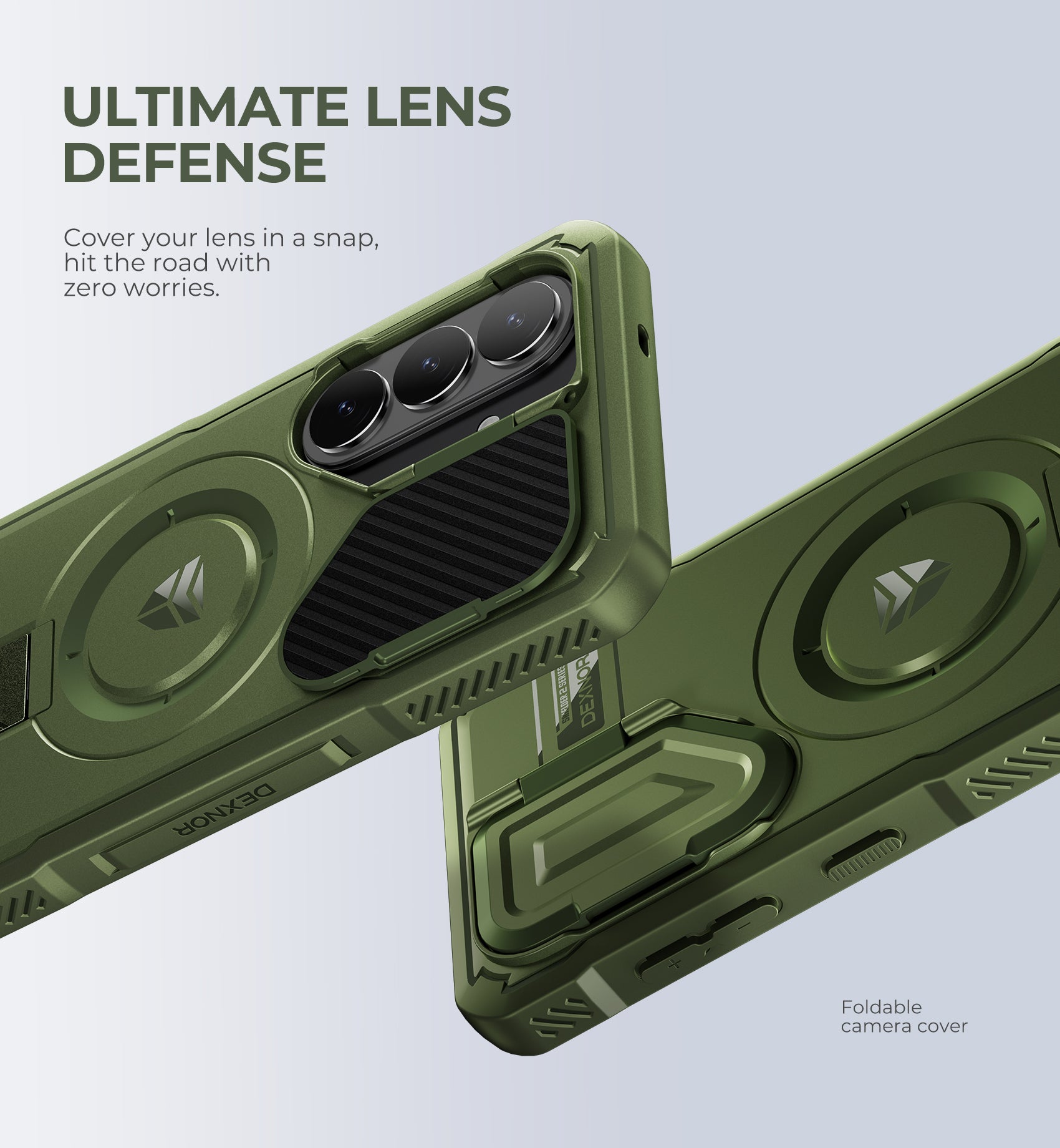 Dexnor Case for Samsung Galaxy S26 with Camera Cover Adjustable Kickstand Screen Protector Compatible with MagSafe Rugged Shockproof Magnetic Protective Cover 2026 6.3 Inch