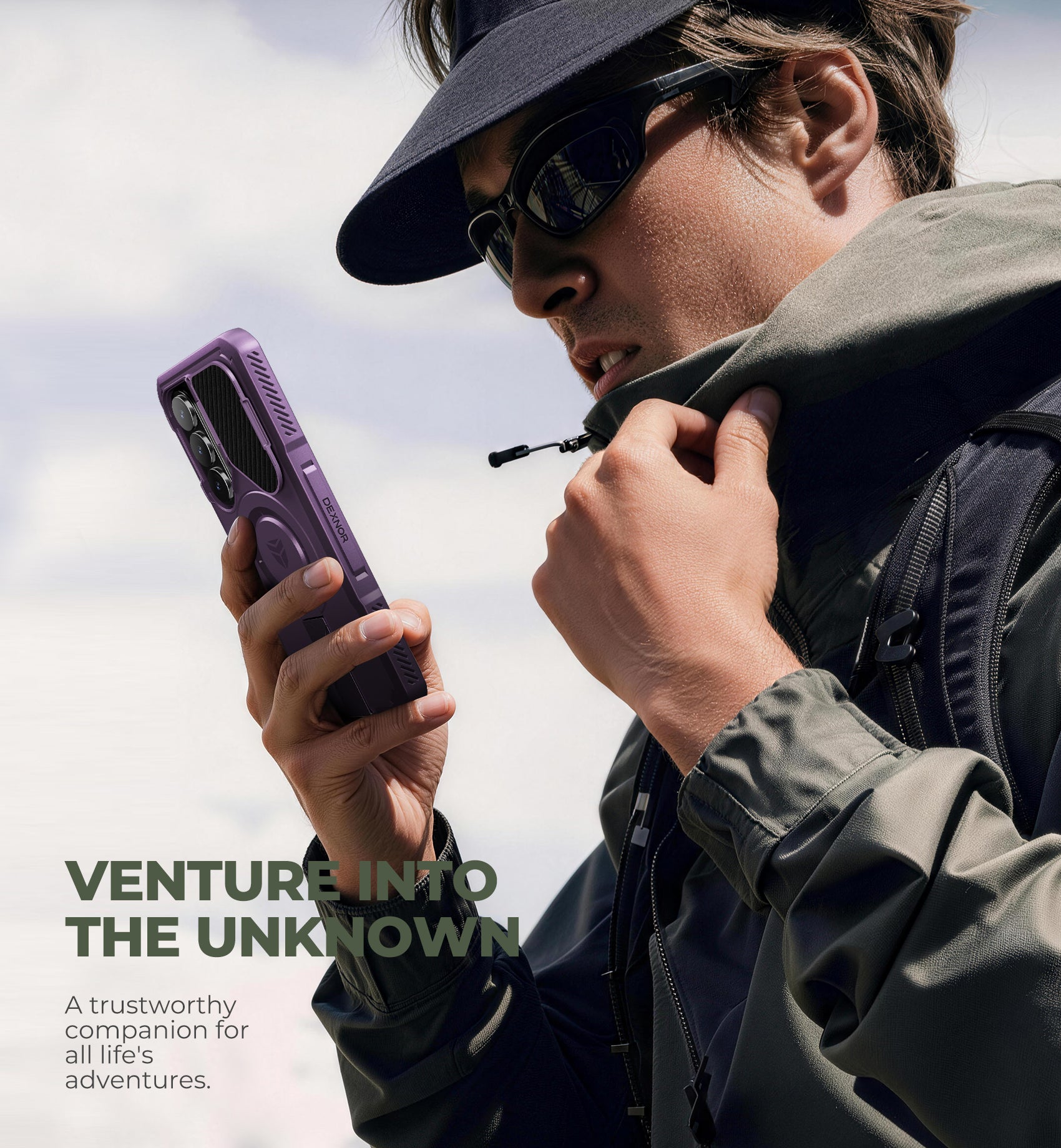 Dexnor Case for Samsung Galaxy S26 with Camera Cover Adjustable Kickstand Screen Protector Compatible with MagSafe Rugged Shockproof Magnetic Protective Cover 2026 6.3 Inch