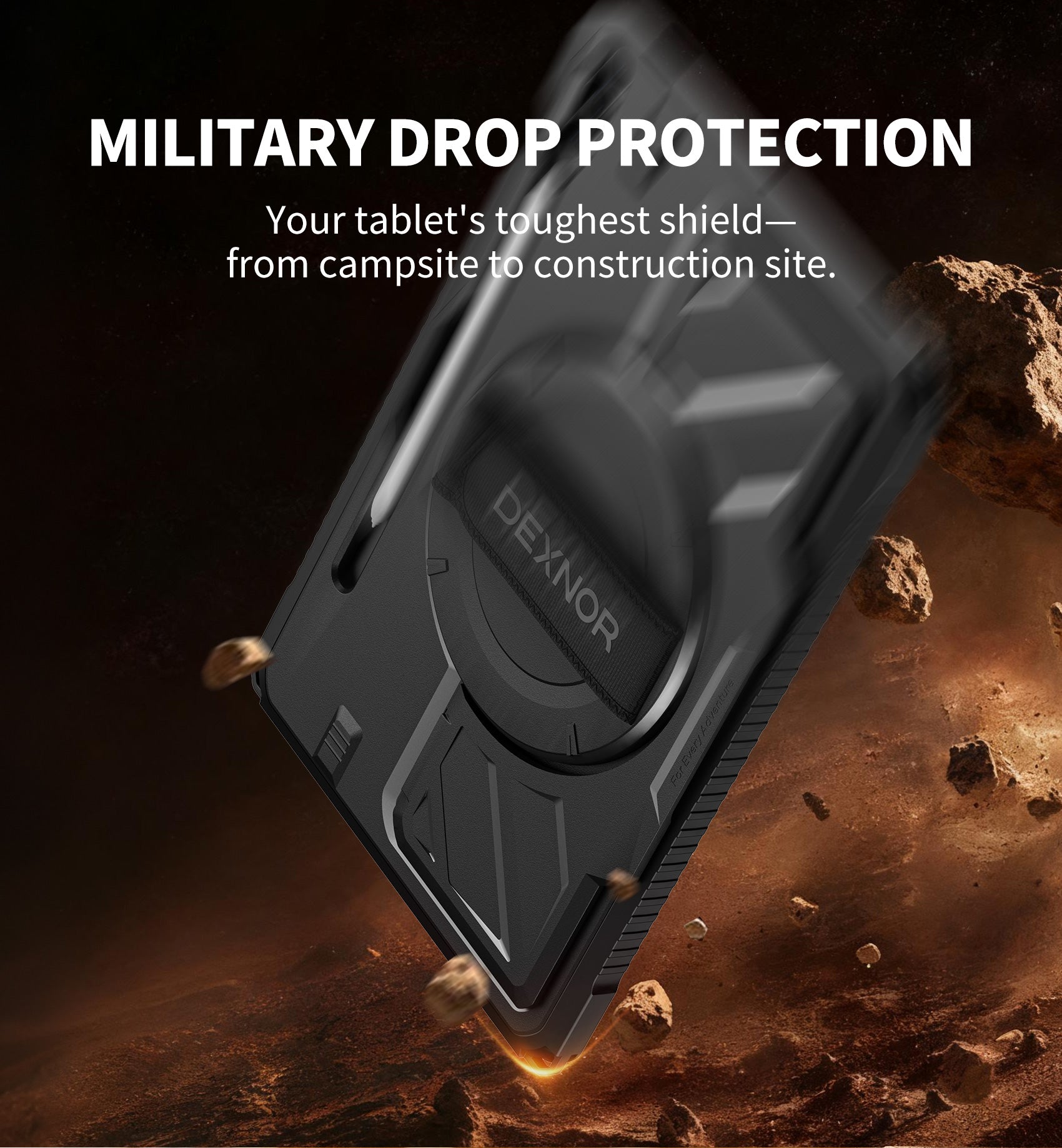 Dexnor Case for Samsung Galaxy Tab S9 FE Plus - Thumbnail 5