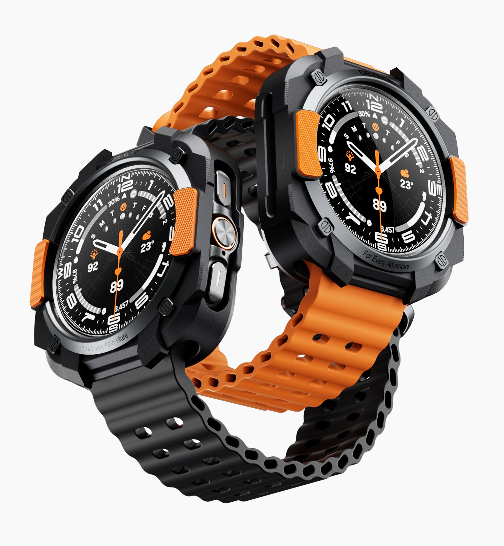 Dexnor Case for Samsung Galaxy Watch Ultra 47mm 2025 Durable Shockproof TPU Bumper Cover for Outdoor Adventure
