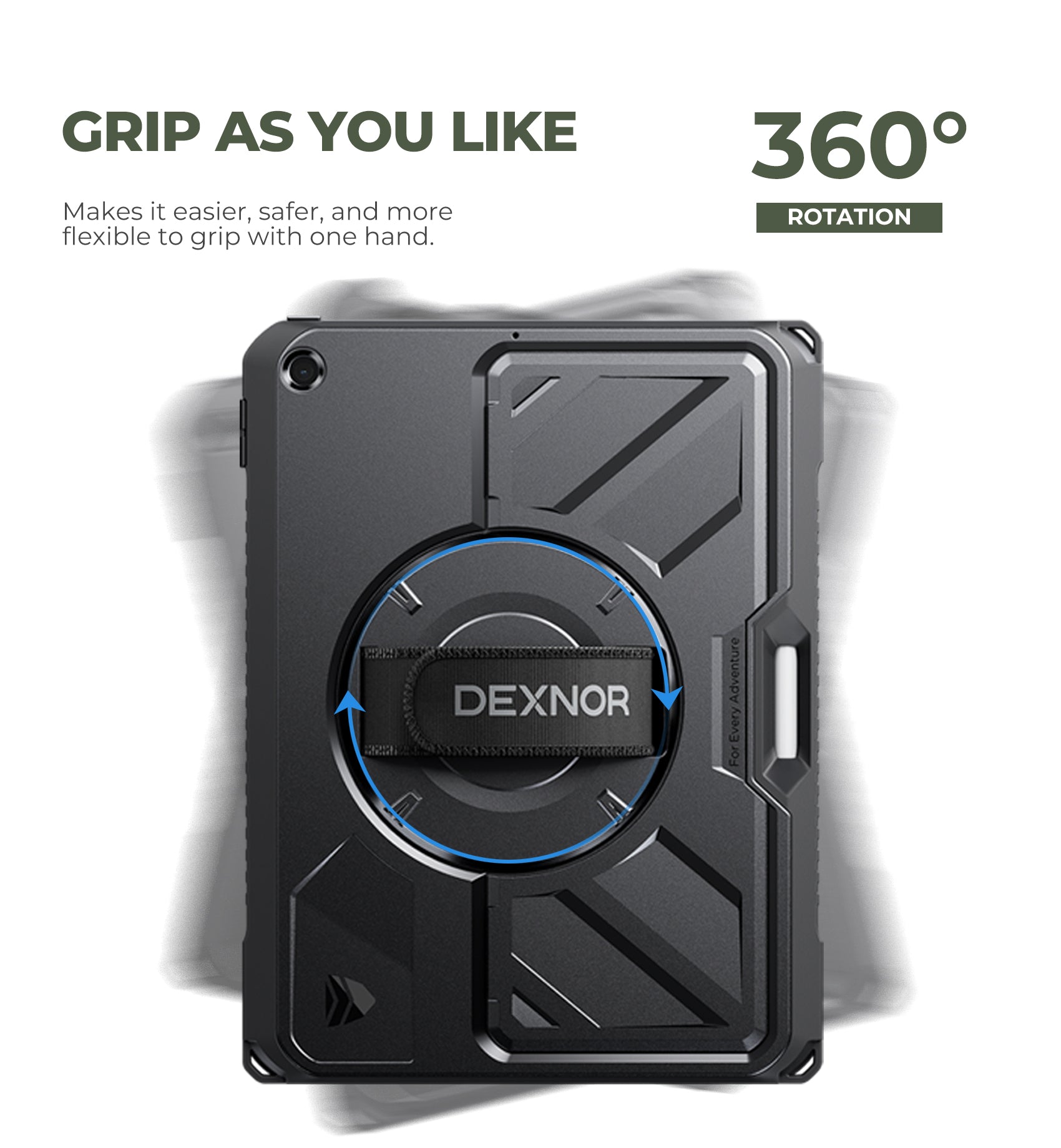 Dexnor Case for iPad 9th Generation 10.2 inch Rugged Protective