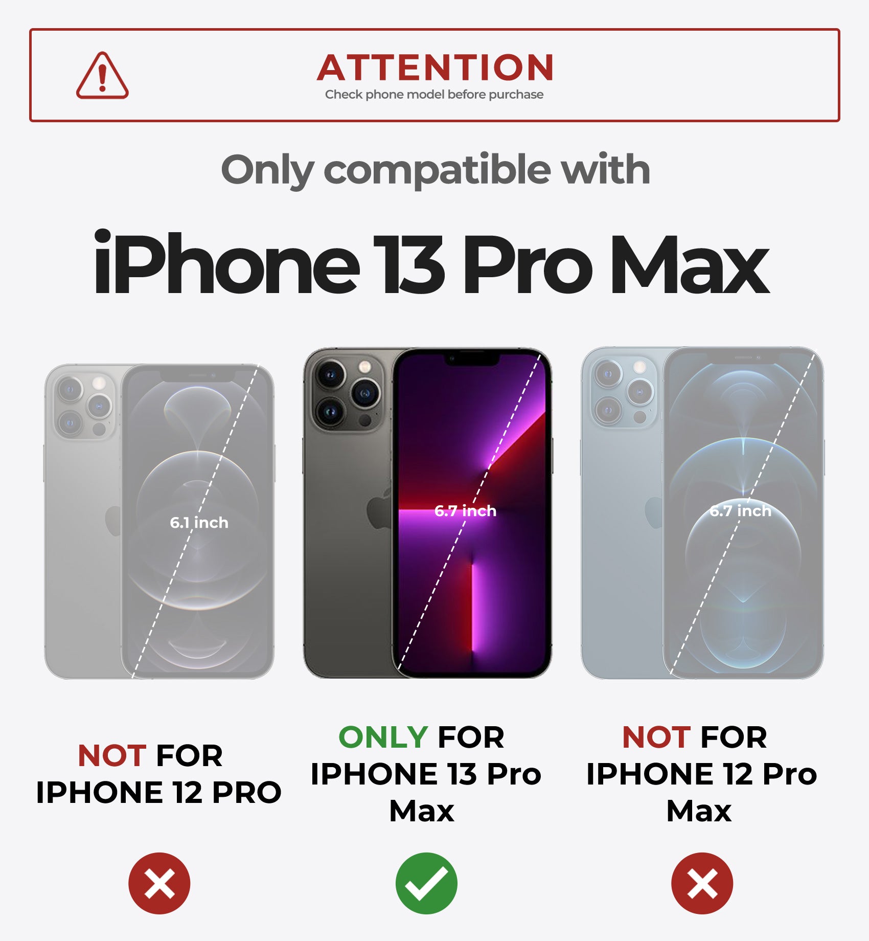 Dexnor Case for iPhone 13 Pro Max with Camera Cover Compatible with MagSafe Built-in Screen Protector Heavy-Duty Shockproof Full-Body Rugged Protective Magnetic Cover with Kickstand