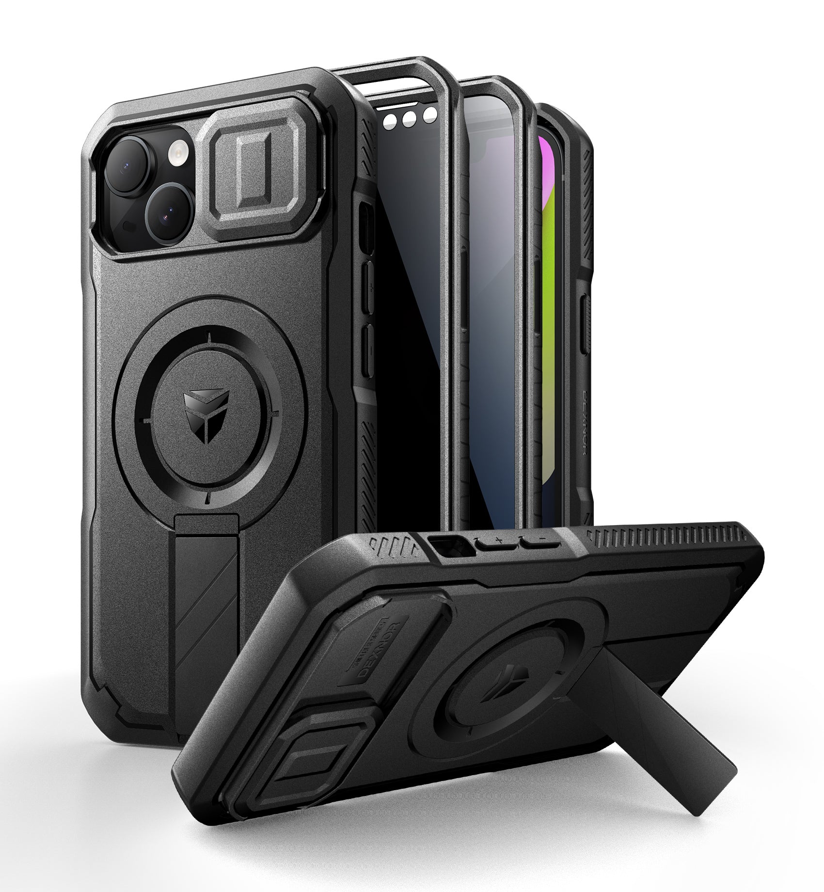 Dexnor Case for iPhone 13 with Slide Camera Cover Adjustable