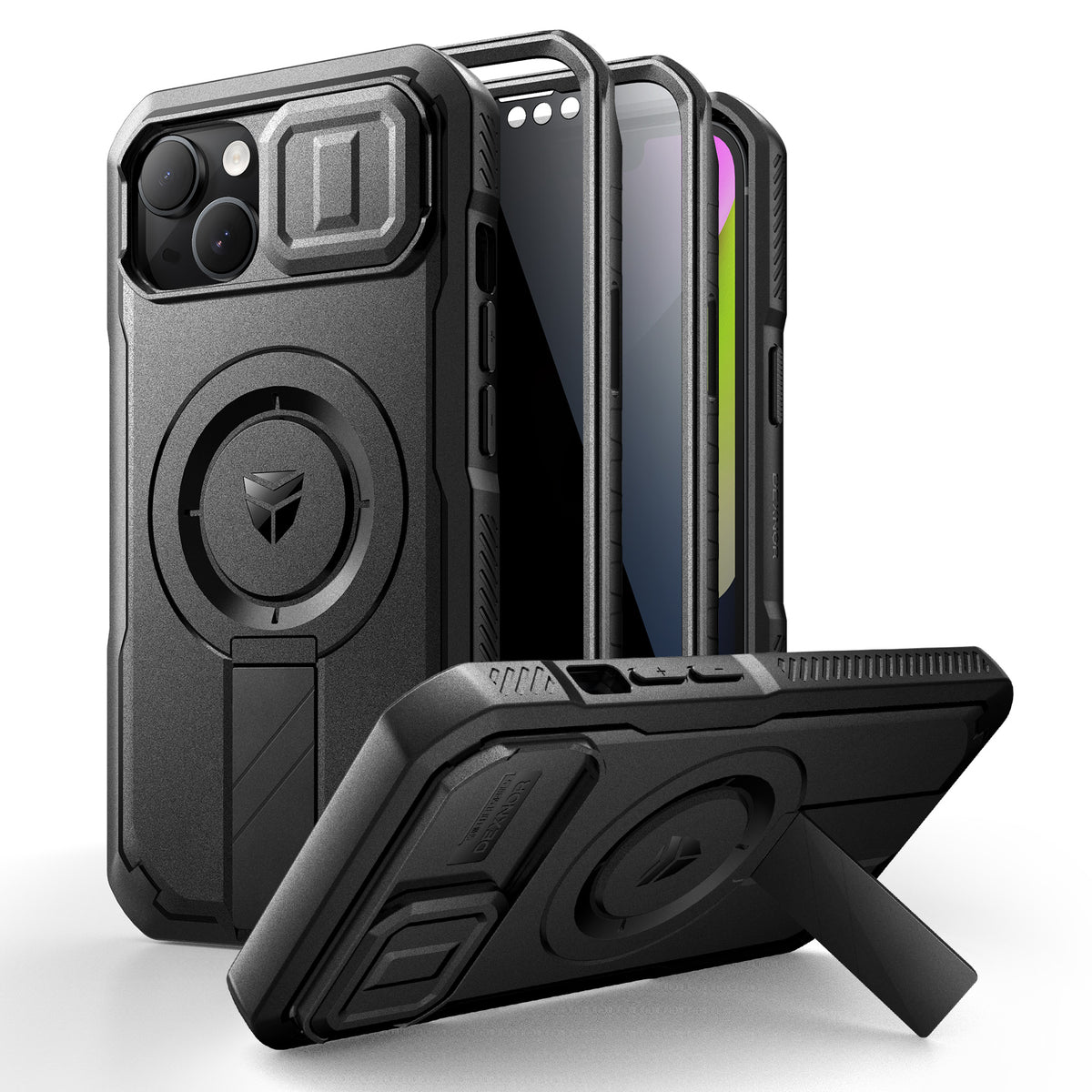 Dexnor Case for iPhone 13 with Slide Camera Cover Adjustable