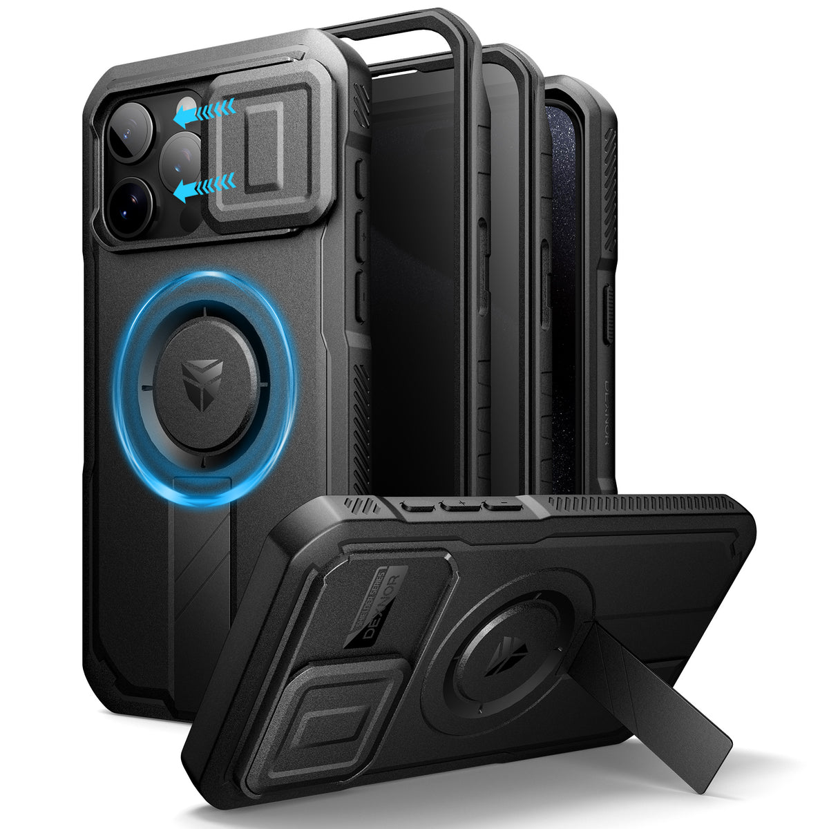 Dexnor Case for iPhone 15 Pro Max with Slide Camera Cover