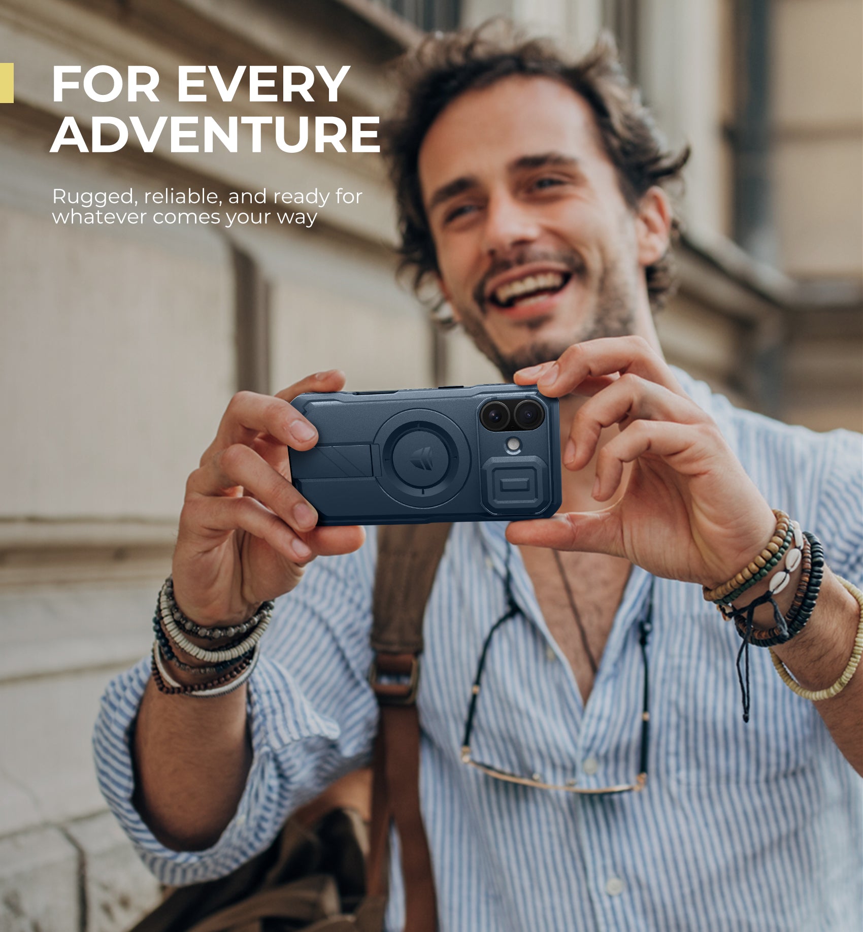 Dexnor Case for iPhone 16 with Slide Camera Cover Adjustable Kickstand Rugged Shockproof Bumper Heavy-Duty Magnetic Protective Cover