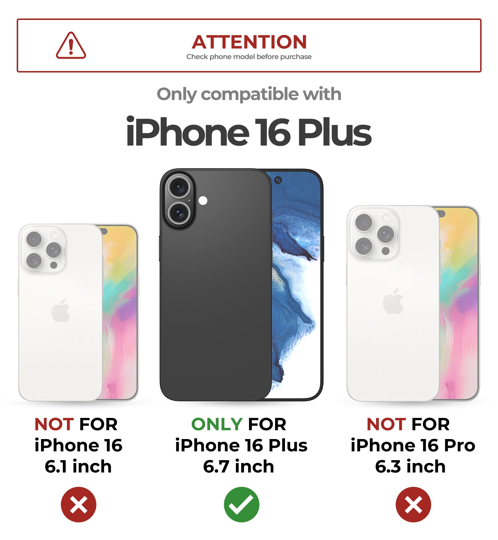 Dexnor Casefor iPhone 16 Plus with Slide Camera Cover Adjustable Kickstand Privacy Screen Protector Compatible with MagSafe Rugged Bumper Magnetic Protective Cover 6.7 Inch