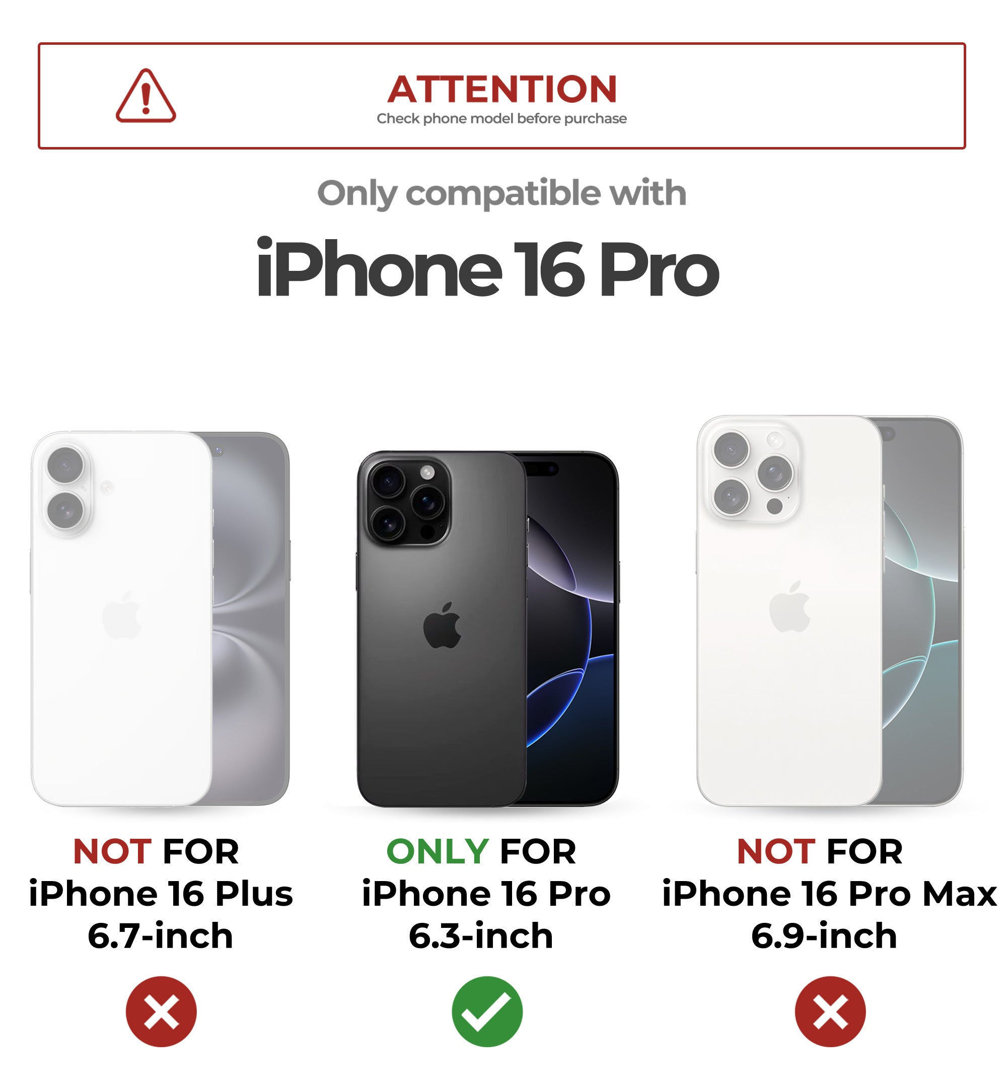 Dexnor Case for iPhone 16 Pro with Slide Camera Cover Adjustable Kickstand Magnetic Rugged Shockproof Bumper Heavy-Duty Mangetic Protective Cover