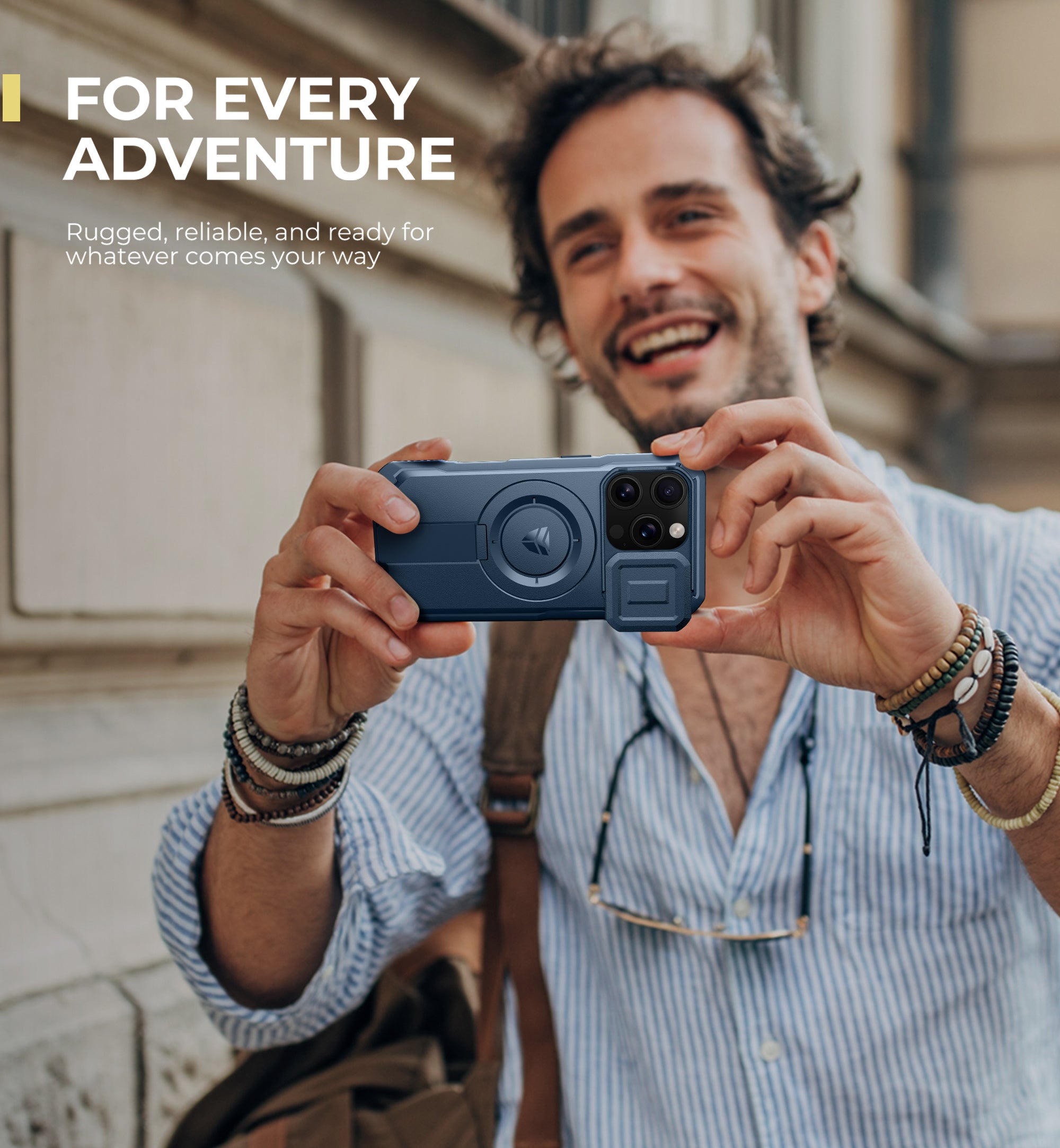 Dexnor Case for iPhone 16 Pro with Slide Camera Cover Adjustable Kickstand Magnetic Rugged Shockproof Bumper Heavy-Duty Mangetic Protective Cover