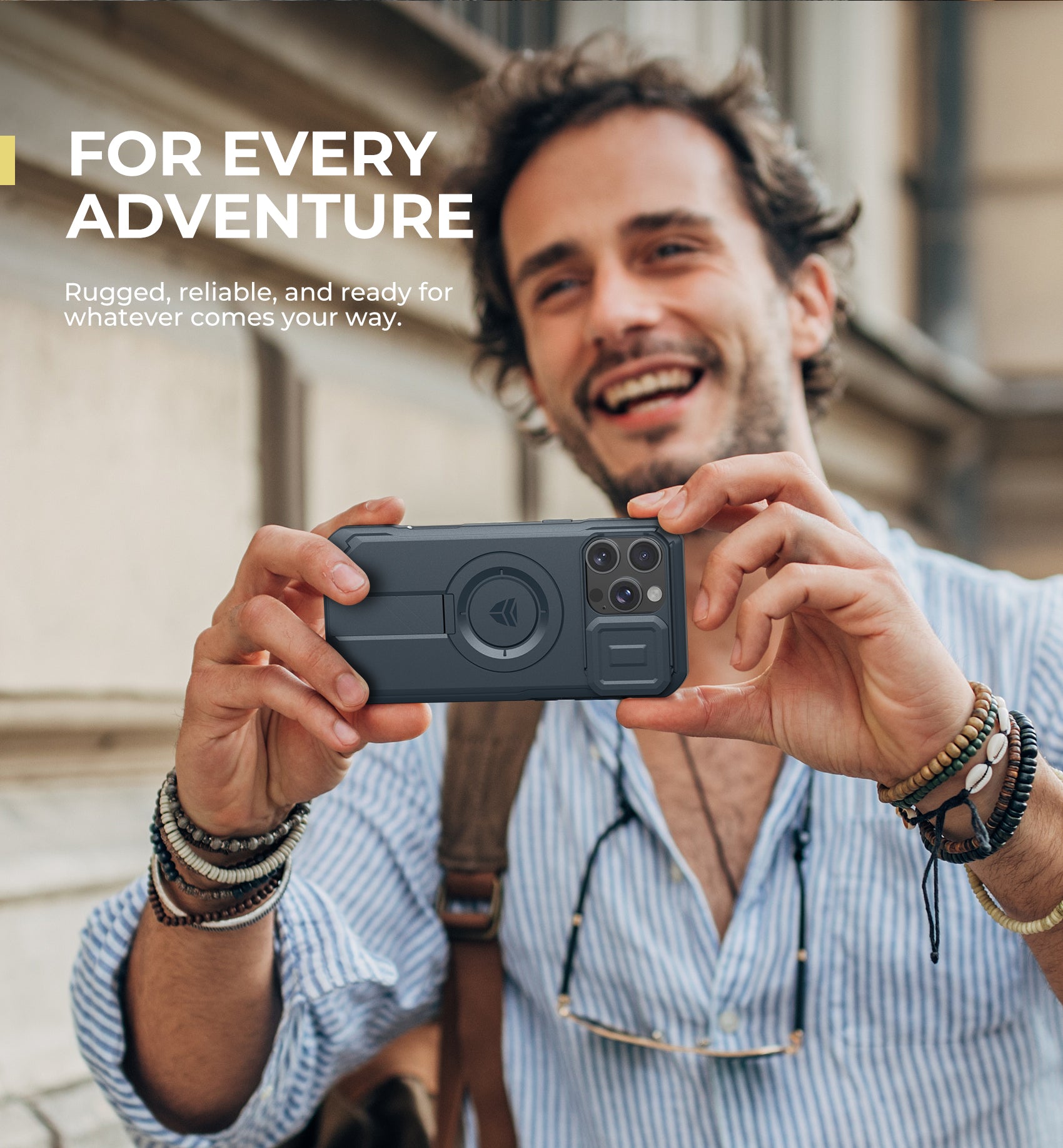 Dexnor Case for iPhone 16 Pro Max with Slide Camera Cover Adjustable Kickstand Magnetic Rugged Shockproof Bumper Heavy-Duty Magnetic Protective Cover