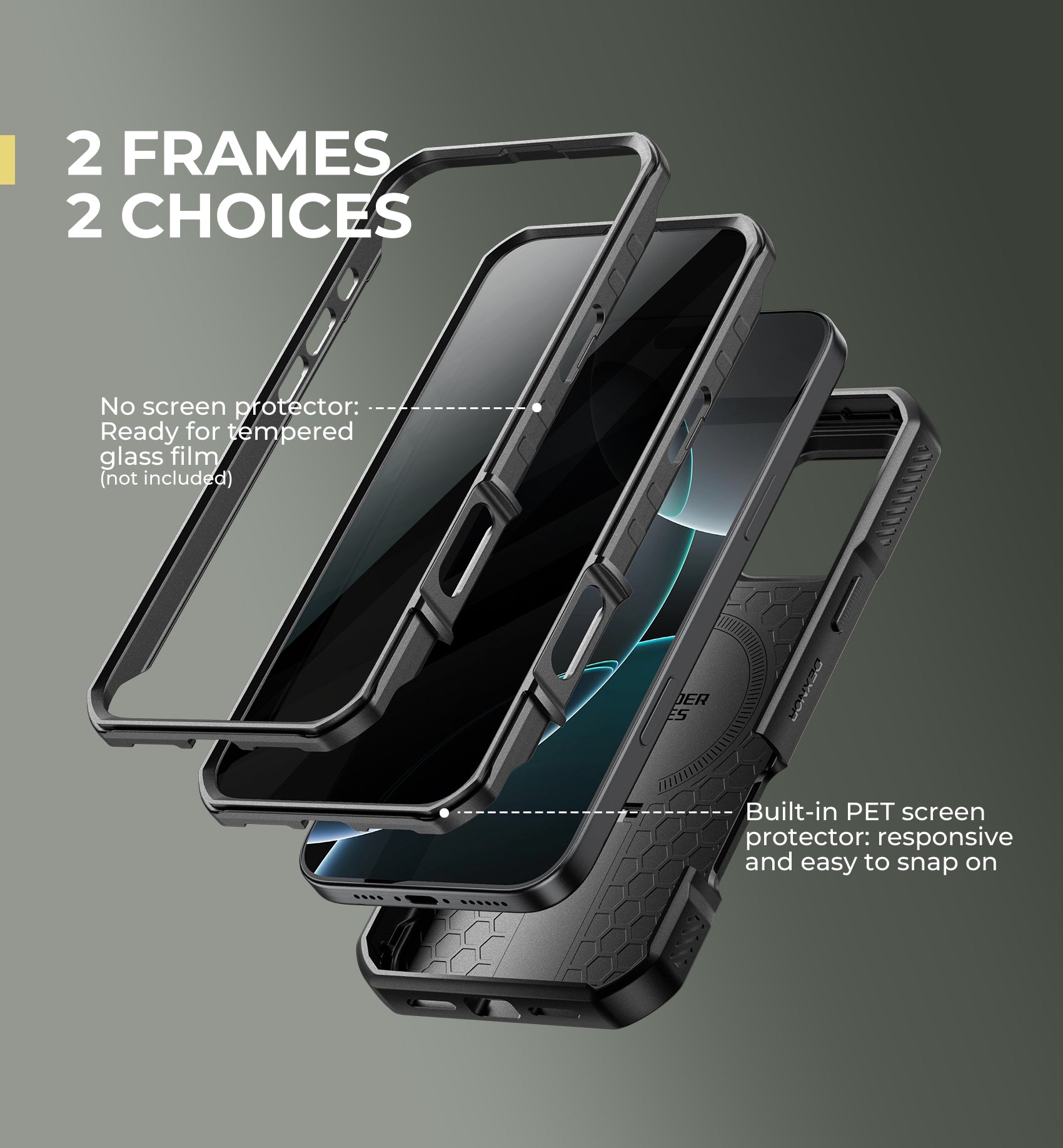 Dexnor Case for iPhone 16 Pro Max with Slide Camera Cover Adjustable Kickstand Privacy Screen Protector Compatible with MagSafe Magnetic Protective Cover 6.9 Inch