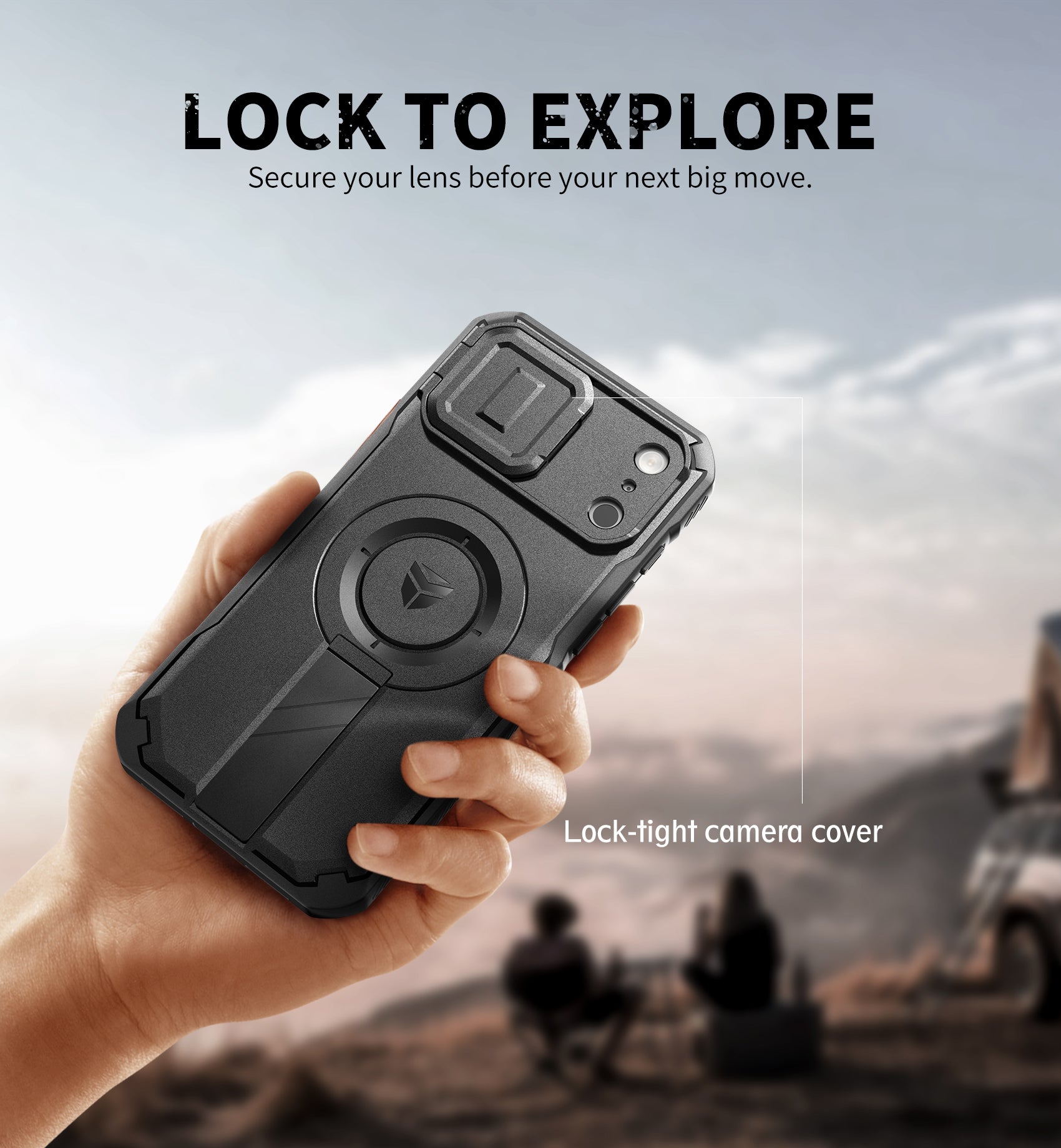 Dexnor Case for iPhone 17 Pro Max Built-in Flip Camera Cover Camera Control Cover Kickstand Compatible with MagSafe Heavy-Duty Rugged Shockproof Magnetic Phone Cover 6.9 inch