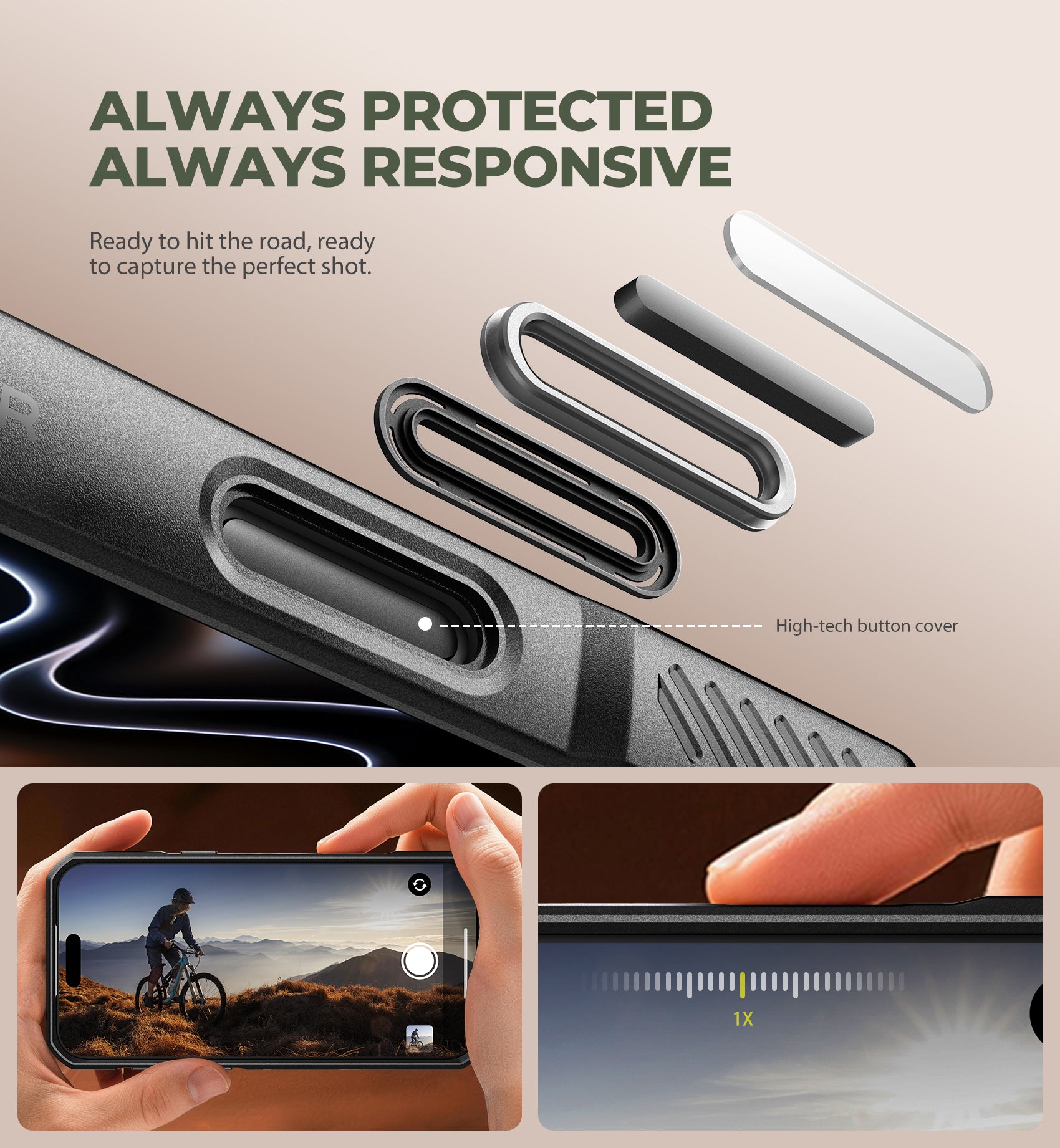 Dexnor Case for iPhone 17 Pro Max Built-in Flip Camera Cover Camera Control Cover Kickstand Compatible with MagSafe Heavy-Duty Rugged Shockproof Magnetic Phone Cover 6.9 inch