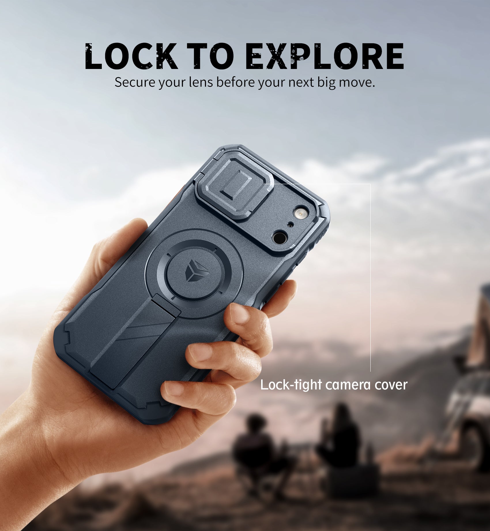 Dexnor Case for iPhone 17 Pro Max Built-in Flip Camera Cover Camera Control Cover Kickstand Compatible with MagSafe Heavy-Duty Rugged Shockproof Magnetic Phone Cover 6.9 inch