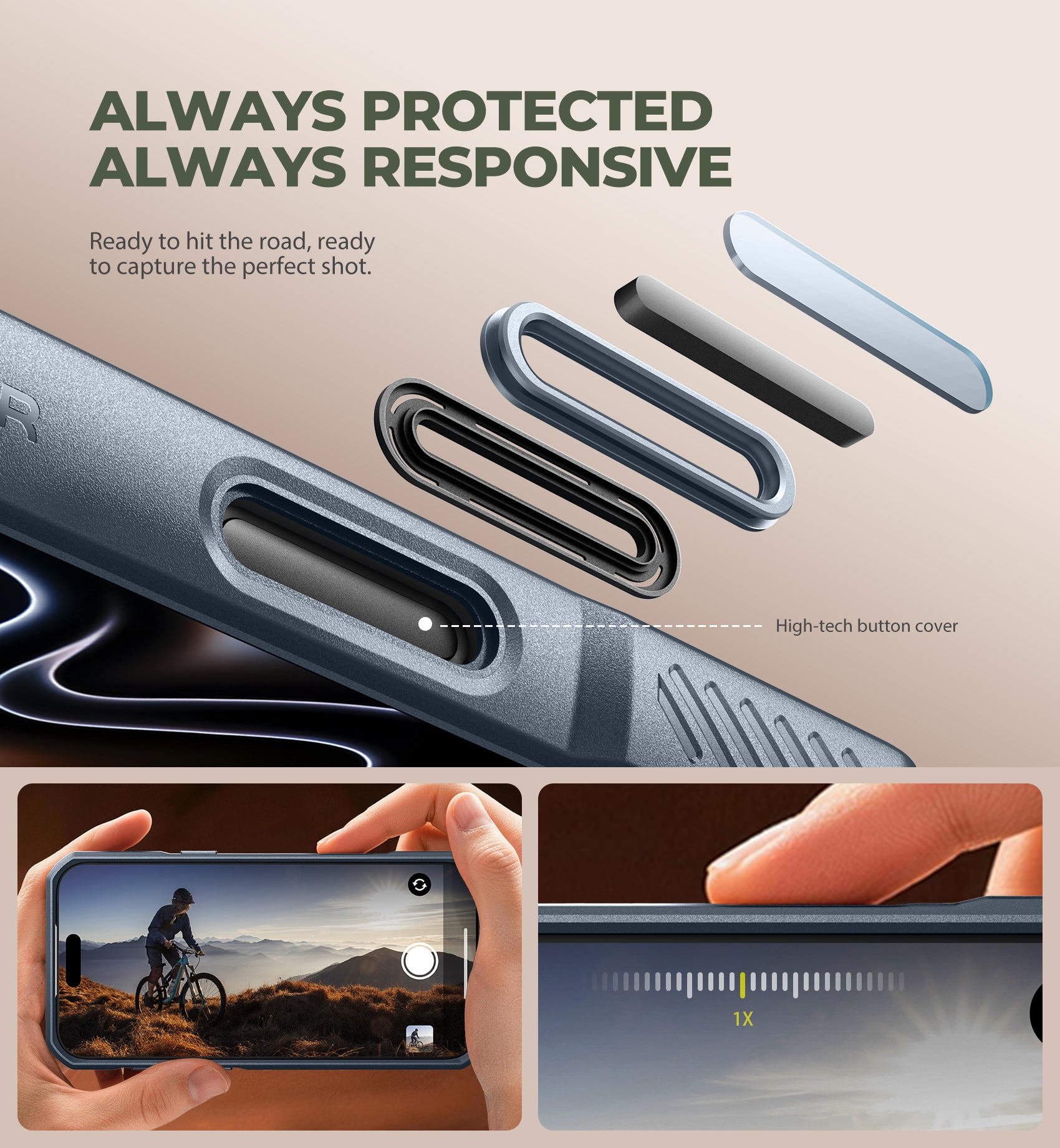 Dexnor Case for iPhone 17 Pro Max Built-in Flip Camera Cover Camera Control Cover Kickstand Compatible with MagSafe Heavy-Duty Rugged Shockproof Magnetic Phone Cover 6.9 inch
