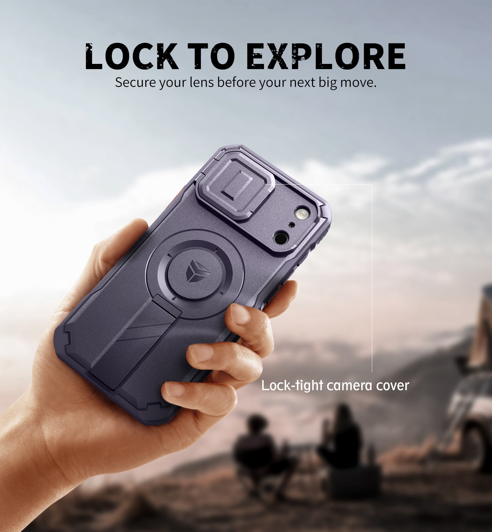 Dexnor Case for iPhone 17 Pro Max Built-in Flip Camera Cover Camera Control Cover Kickstand Compatible with MagSafe Heavy-Duty Rugged Shockproof Magnetic Phone Cover 6.9 inch