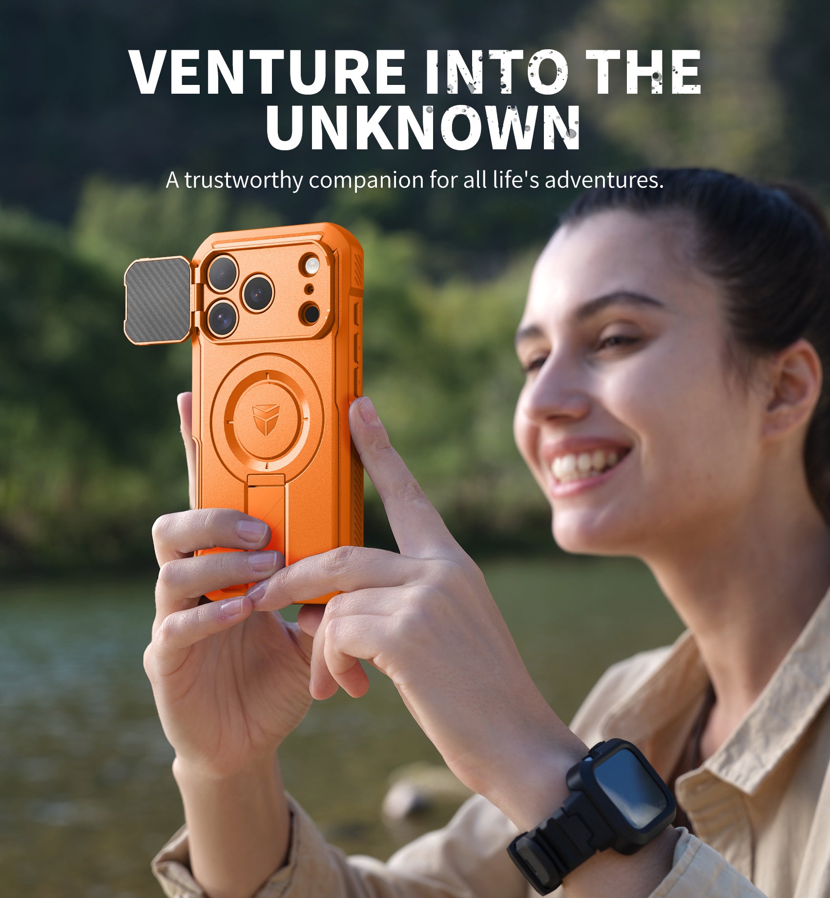 Dexnor Case For iPhone 17 Pro With Flip Camera Cover MagSafe Heavy-duty Shockproof Bumper Full Body Built-in Screen Protector 6.3 Inch