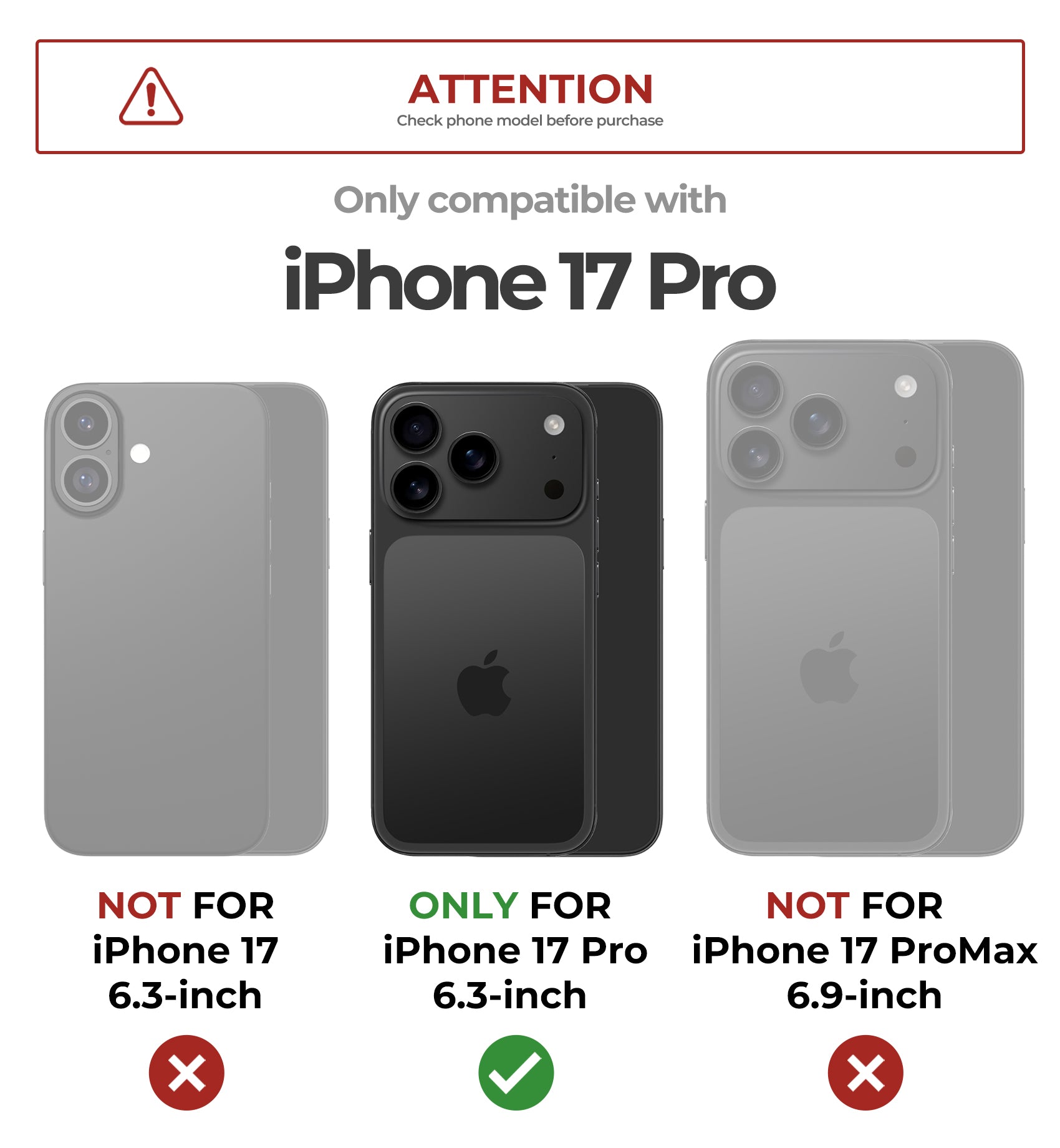 Dexnor Case for iPhone 17 Pro with Privacy Screen Protector 2 Front Frame Built-in Flip Camera Cover Kickstand Compatible with MagSafe Heavy-Duty Rugged Shockproof 6.3 inch