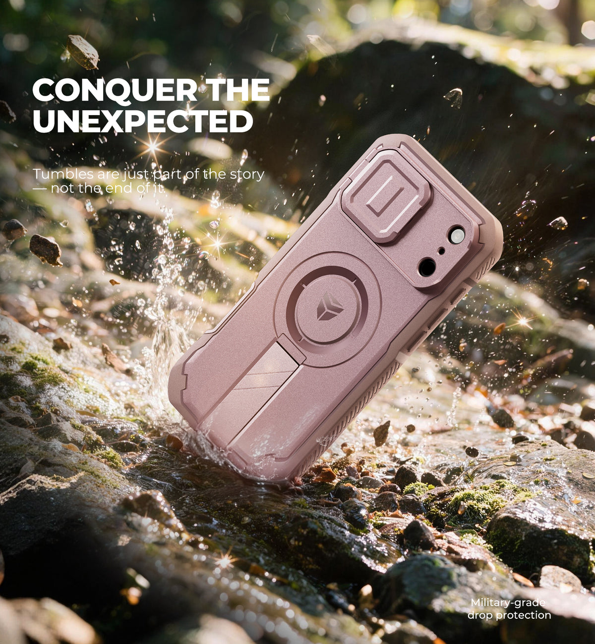 Dexnor Heavy Duty Rugged Case for iPhone 18 Pro Max, 2 Front Frame, Flip Camera Cover, MagSafe Compatible, Screen Protector and Kickstand