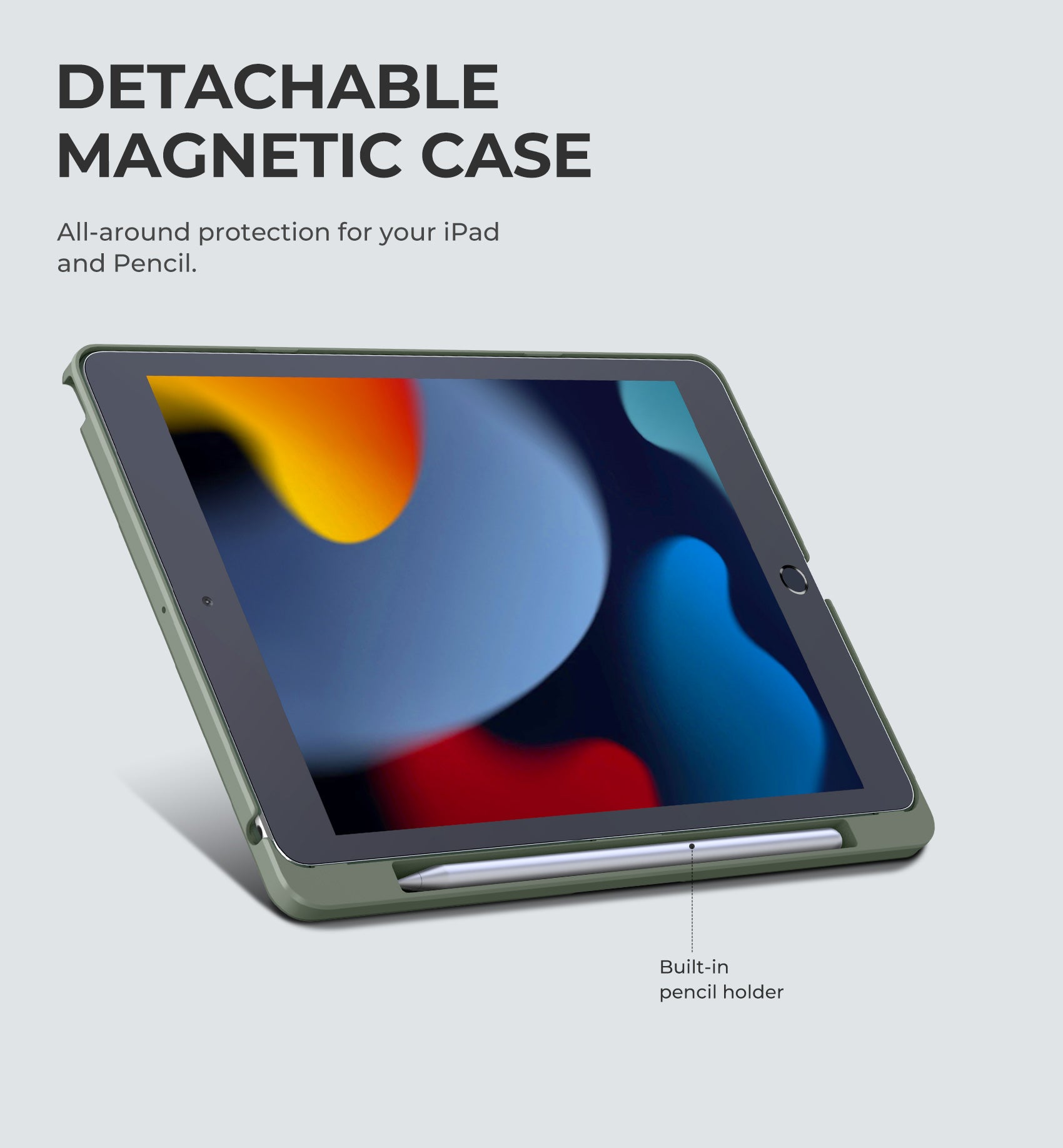 Dexnor Keyboard Case For iPad 7th Gen With Trackpad Pen Holder