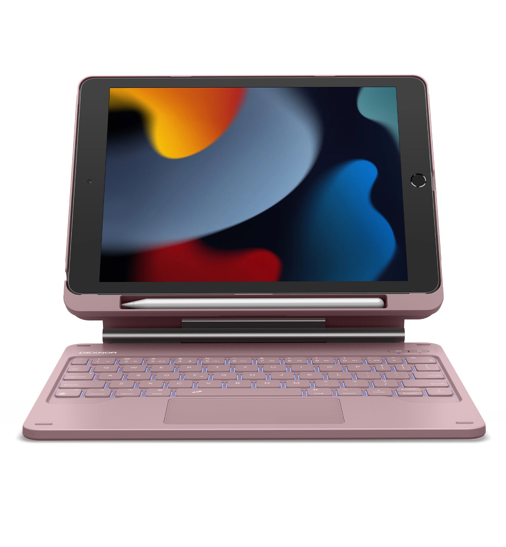 Dexnor for iPad 9th Generation Case with Keyboard Floating Cantilever Magnetic Stand Magic Style Keyboard Case for iPad 9th/8th/7th Gen 10.2 inch