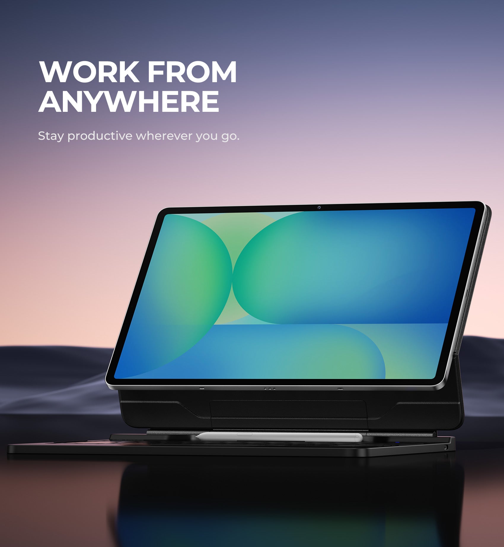 Dexnor Keyboard Case for Samsung Galaxy Tab S10 FE+ Plus 13.1" Floating Cantilever Magnetic Stand Multi-Touch Trackpad Dual Bluetooth Multi-Device Connection Backlit Keyboard S Pen Holder