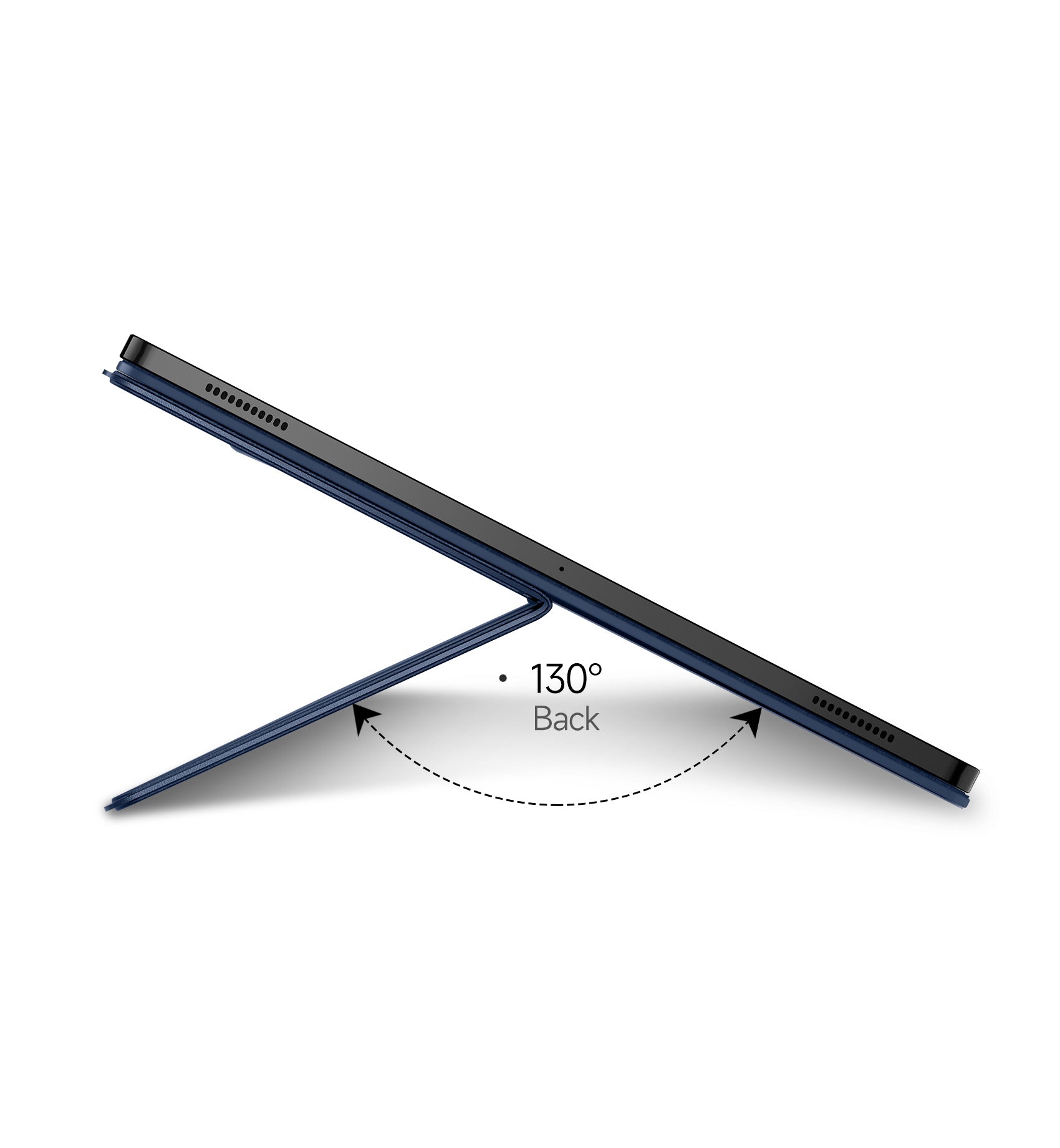 Dexnor Book Case For Samsung Galaxy Tab S10 Ultra  Keyboard Cover With Trackpad Pen Holder Slim Bluetooth Black 14.6 Inch