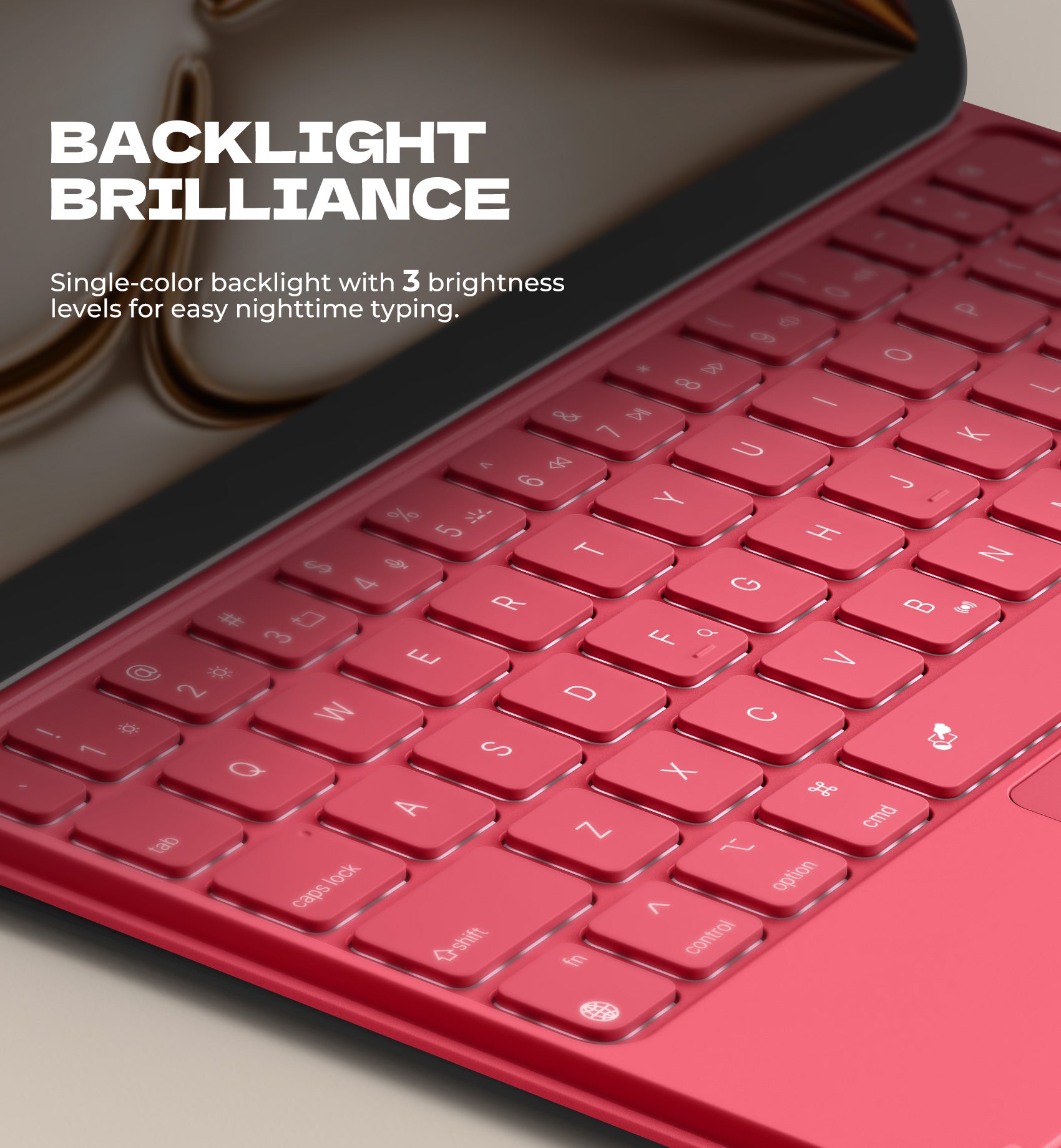 Dexnor Keyboard Case for iPad Air 11 inch M4 2026 with Keyboard Ultra-Thin Magnetic Detachable Trackpad Backlit（副本）