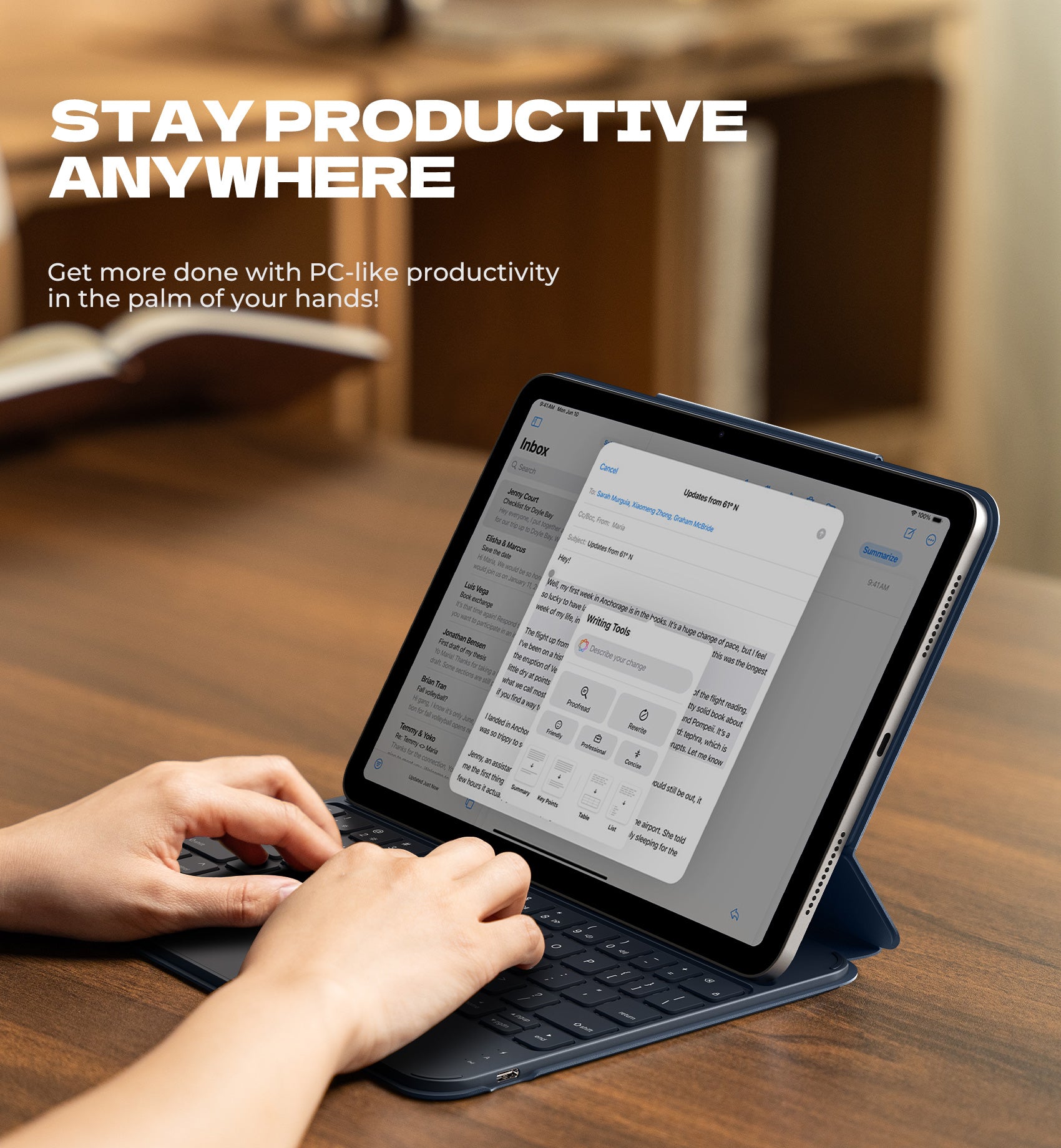 Dexnor Keyboard Case for iPad Pro 11 2nd Gen with Keyboard Ultra