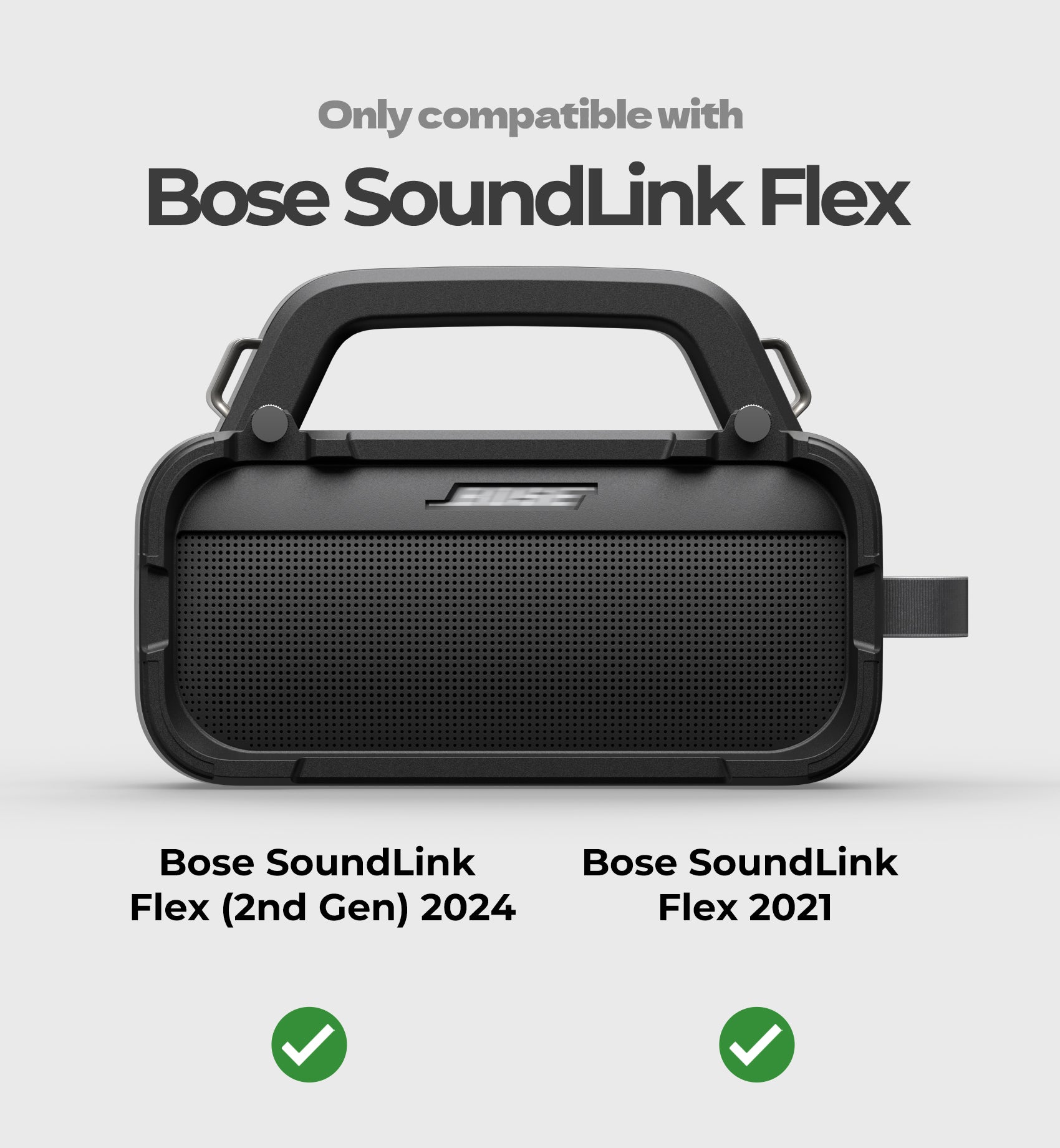 Dexnor Rugged Case Cover for Bose SoundLink Flex 2nd Gen 2024