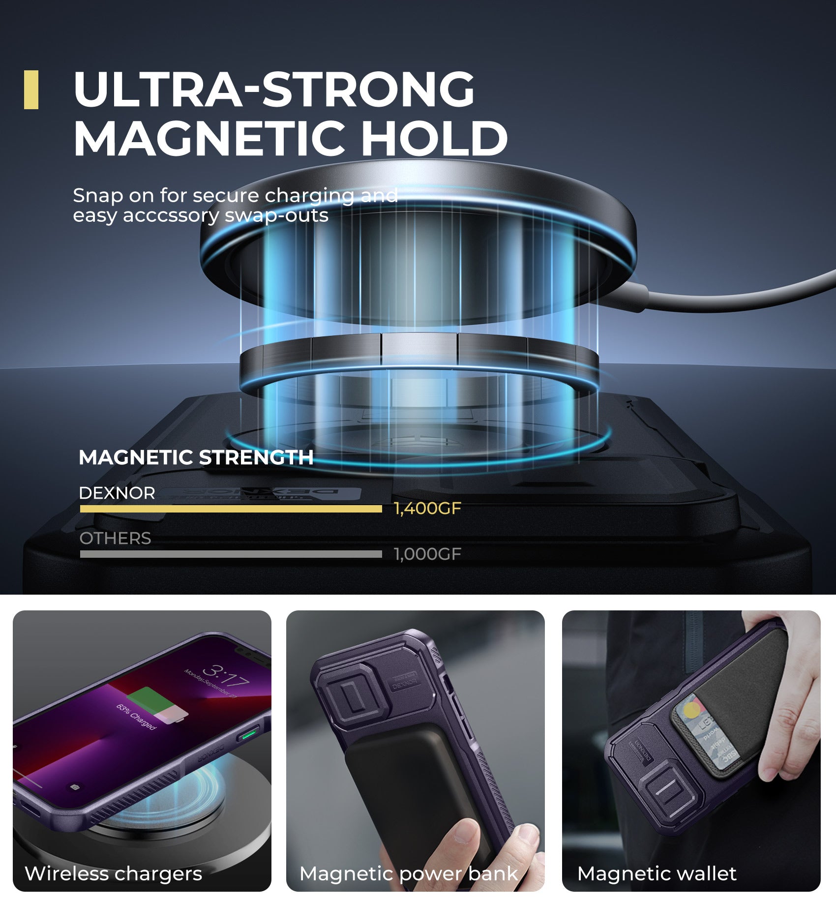 Dexnor Case for iPhone 12 Pro Max with Slide Camera Cover Adjustable Kickstand Compatible with MagSafe Rugged Shockproof Bumper Heavy-duty Magnetic Protective Cover