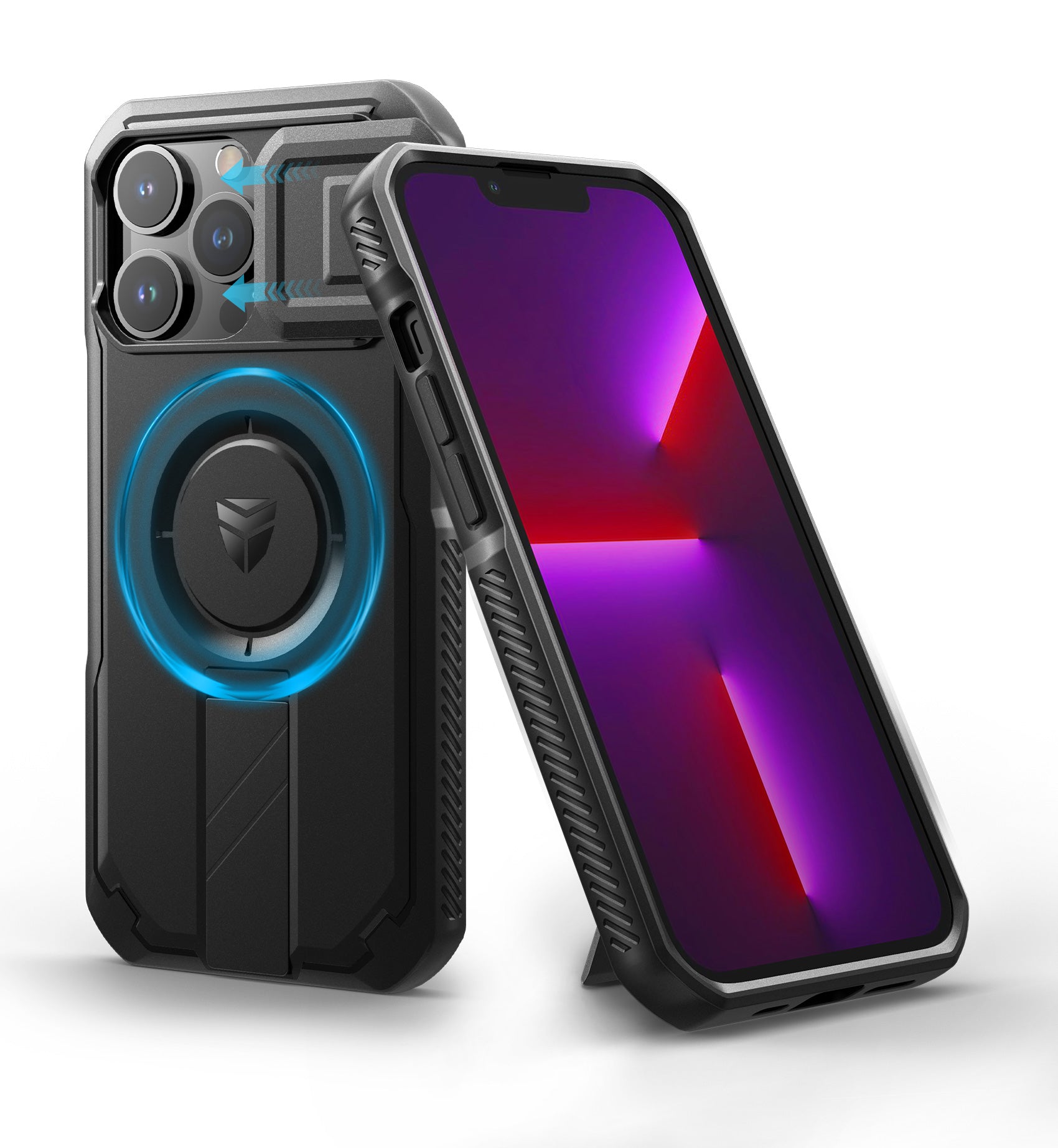 Dexnor Case for iPhone 13 Pro with Slide Camera Cover Adjustable