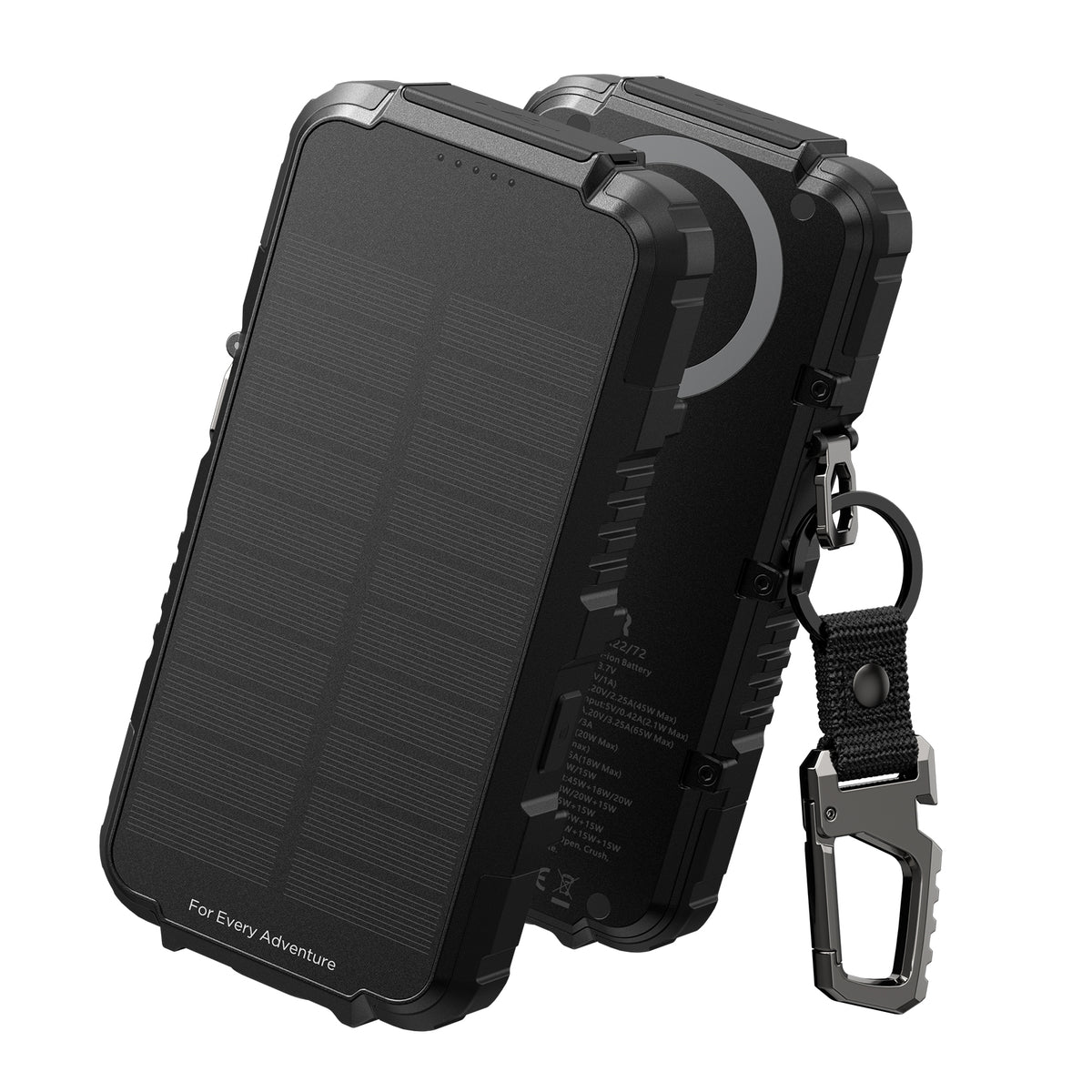 Dexnor Solar Charger Power Bank 27,000mAh, 65W PD3.0 Fast Charging Powerbank Wireless Chargers Flashlight and Carabiner MagSafe-dexnorcase.com. Dexnor Solar Charger Power Bank 27,000mAh, 65W PD3.0 Fast Charging Powerbank Wireless Chargers Flashlight and Carabiner MagSafe-dexnorcase.com.