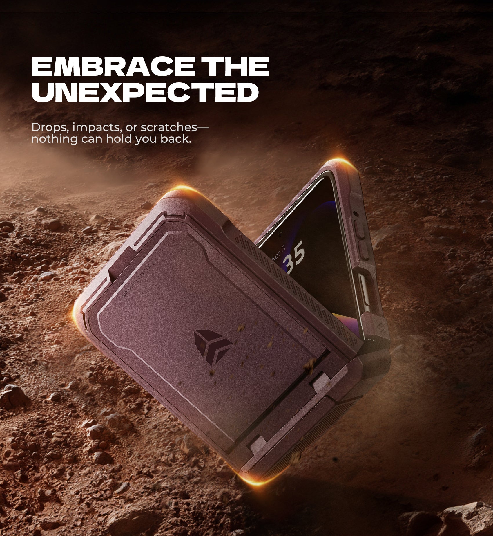 Dexnor Case for Motorola Moto Razr 2024 Bulit in Dual Kickstands Hinge Protection Cover Heavy Duty Full Body Rugged Shockproof Protection with Screen Protector 6.9 inch