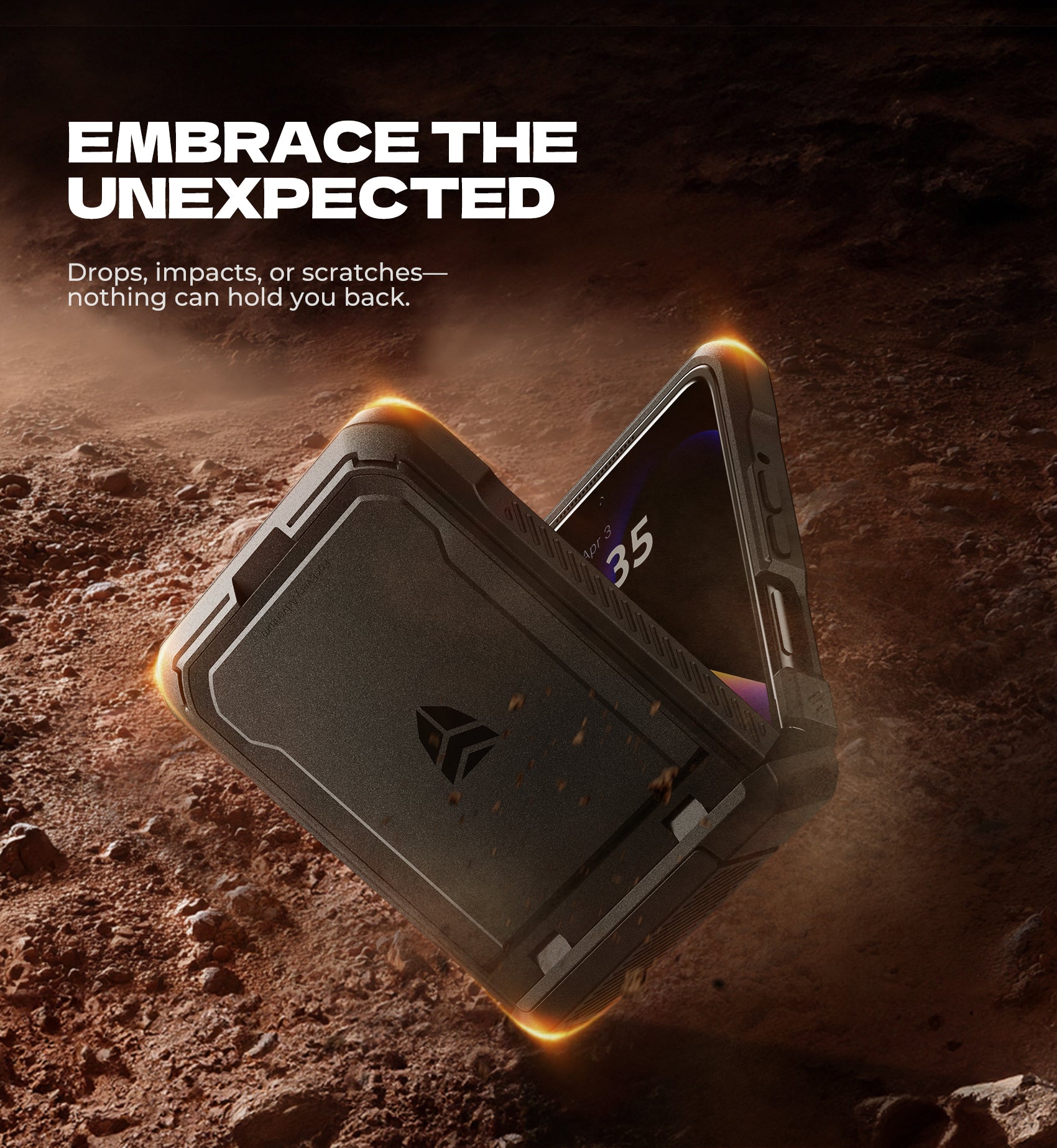 Dexnor Case for Motorola Moto Razr 2025 Bulit-in Dual Kickstands Hinge Protection Cover Heavy Duty Full-Body Rugged Shockproof Protection with Screen Protector 6.9 inch