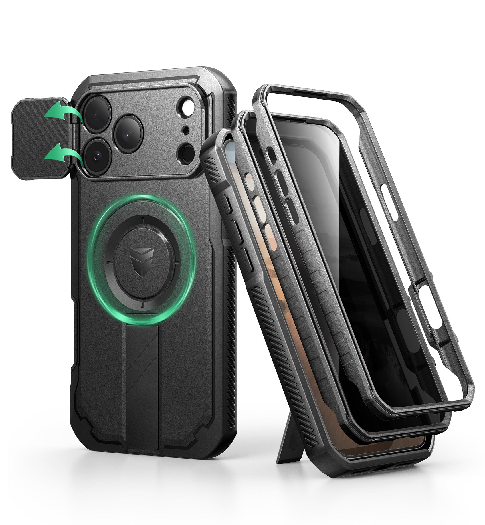 Dexnor Case for iPhone 17 Pro Max with Privacy Screen Protector 2