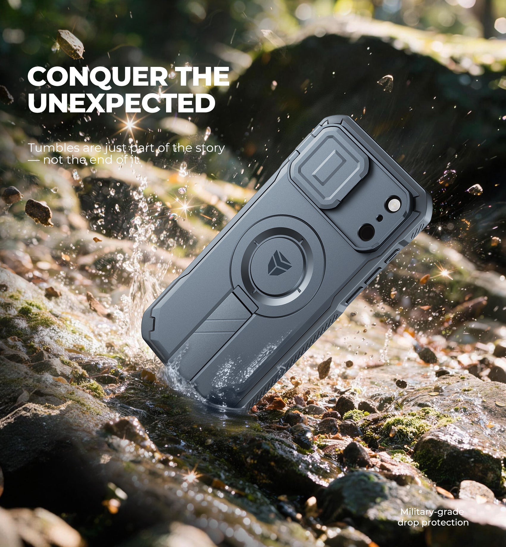 Dexnor Case for iPhone 18 Pro Max Flip Camera Cover Kickstand Camera Control Cover Compatible with MagSafe Heavy-Duty Rugged Shockproof Cover 6.9 inch