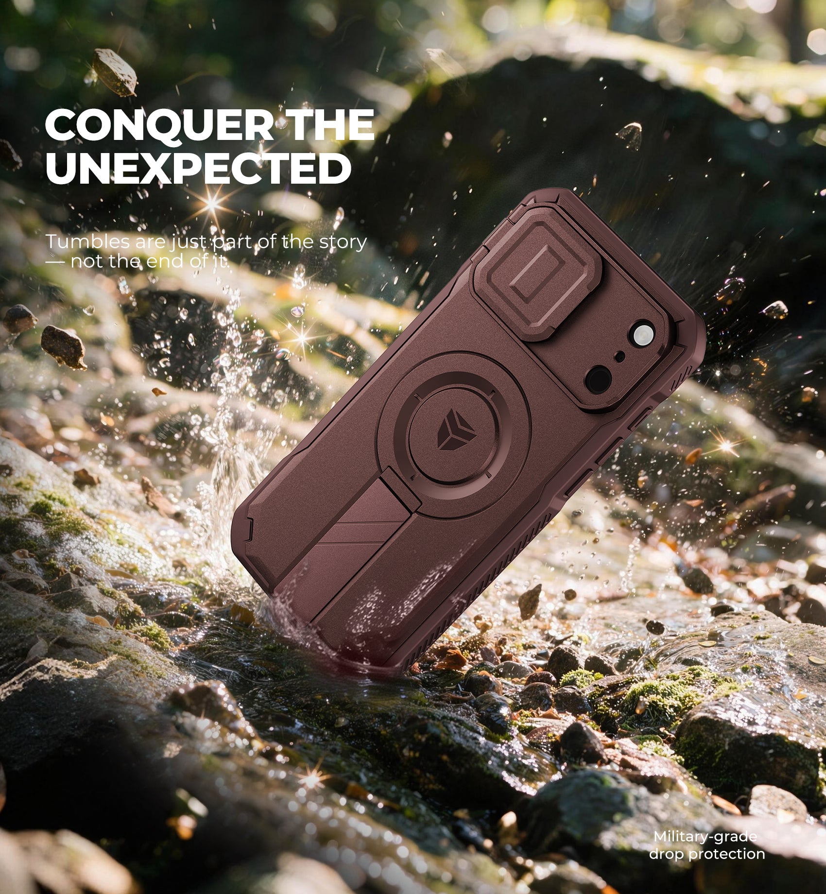Dexnor Case for iPhone 18 Pro Max Flip Camera Cover Kickstand Camera Control Cover Compatible with MagSafe Heavy-Duty Rugged Shockproof Cover 6.9 inch