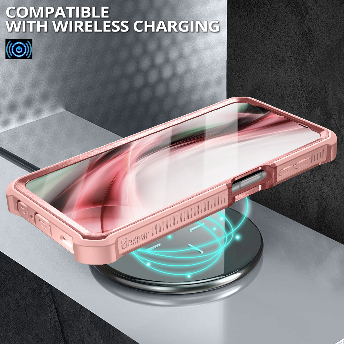 Dexnor Case for Samsung Galaxy A12 5G With Single Screen Protector Full Body Bumper Kickstand Heavy-duty Shockproof Rugged Cover.