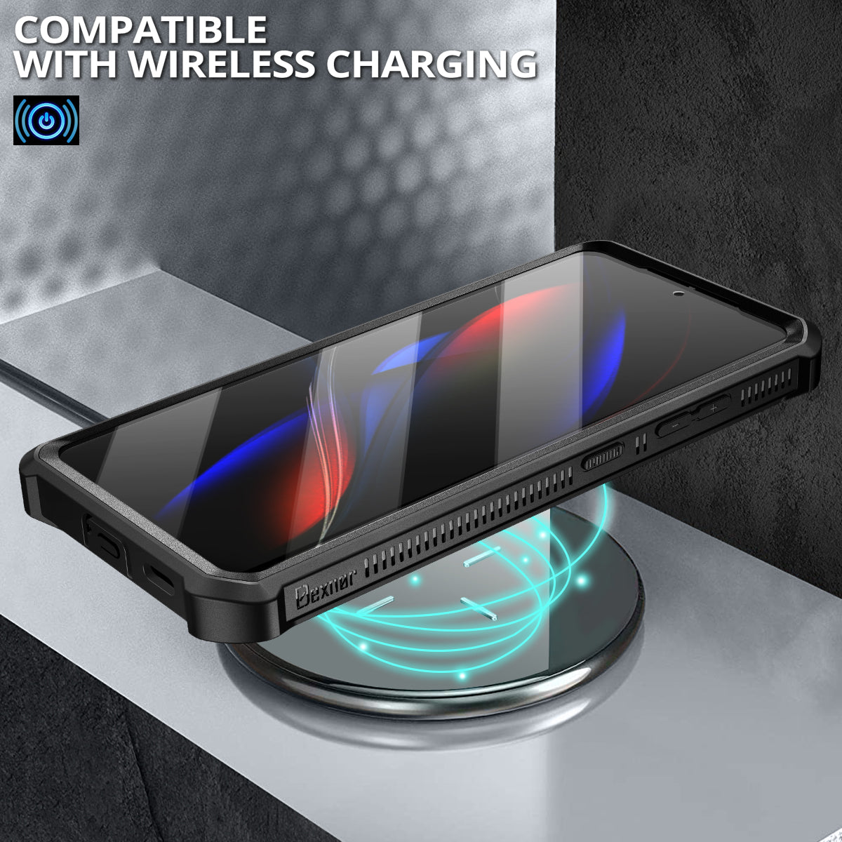 Dexnor Case for Samsung Galaxy S21 Ultra With Single Screen Protector Full Body Bumper Kickstand Heavy-duty Shockproof Grade Cover.